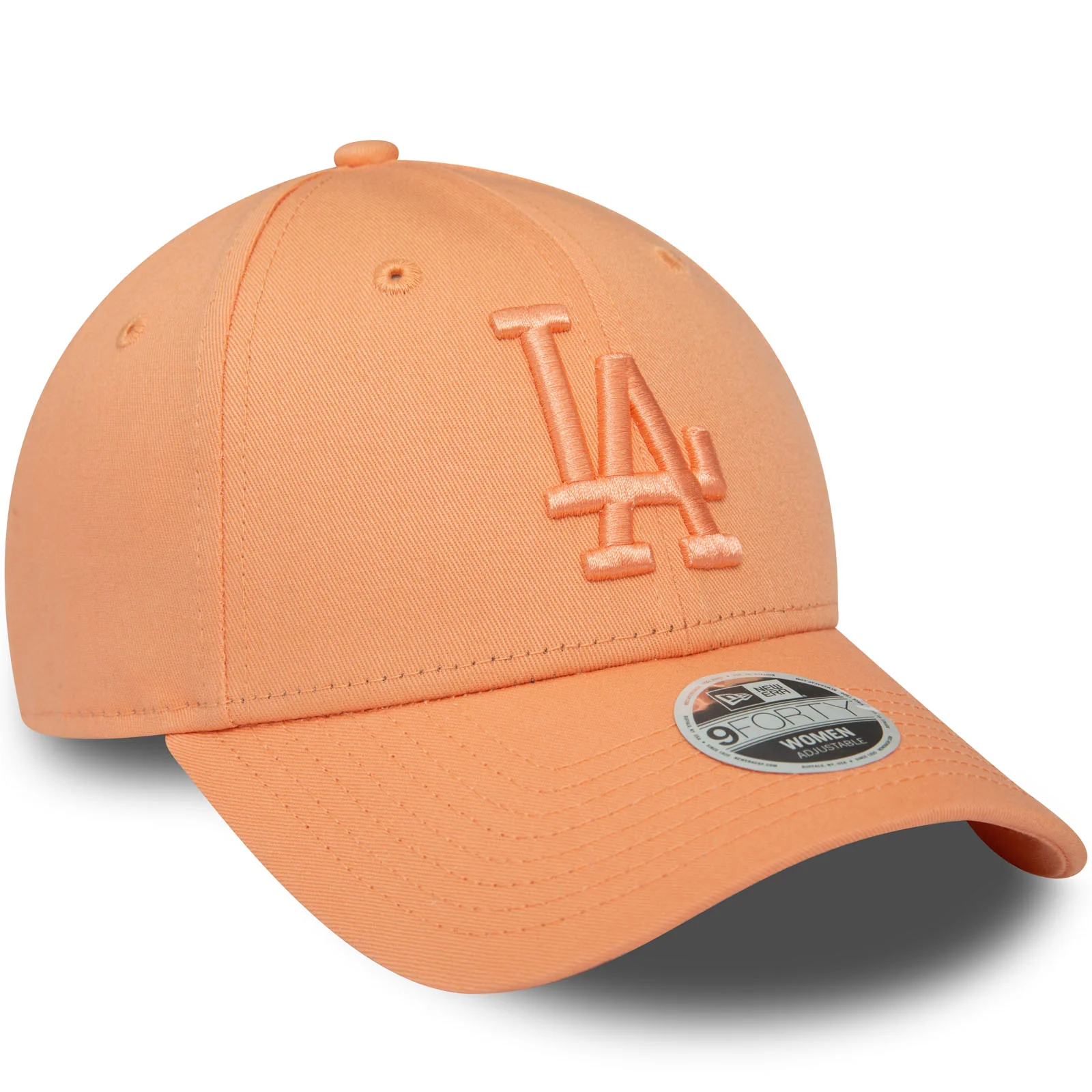 New Era Womens LA Dodgers League Essentials 9FORTY Cap - Peach - Image 3