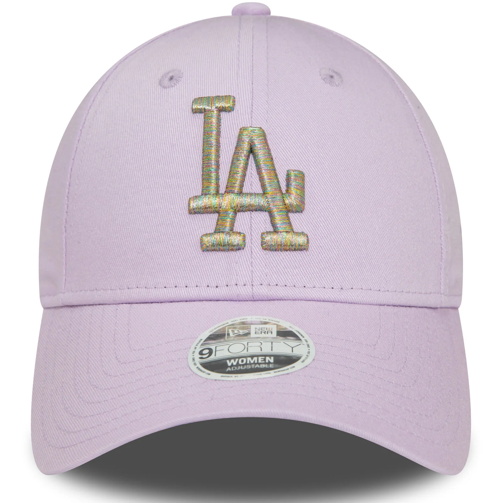 New Era Womens LA Dodgers Metallic Logo 9FORTY Baseball Cap - Purple - Image 4