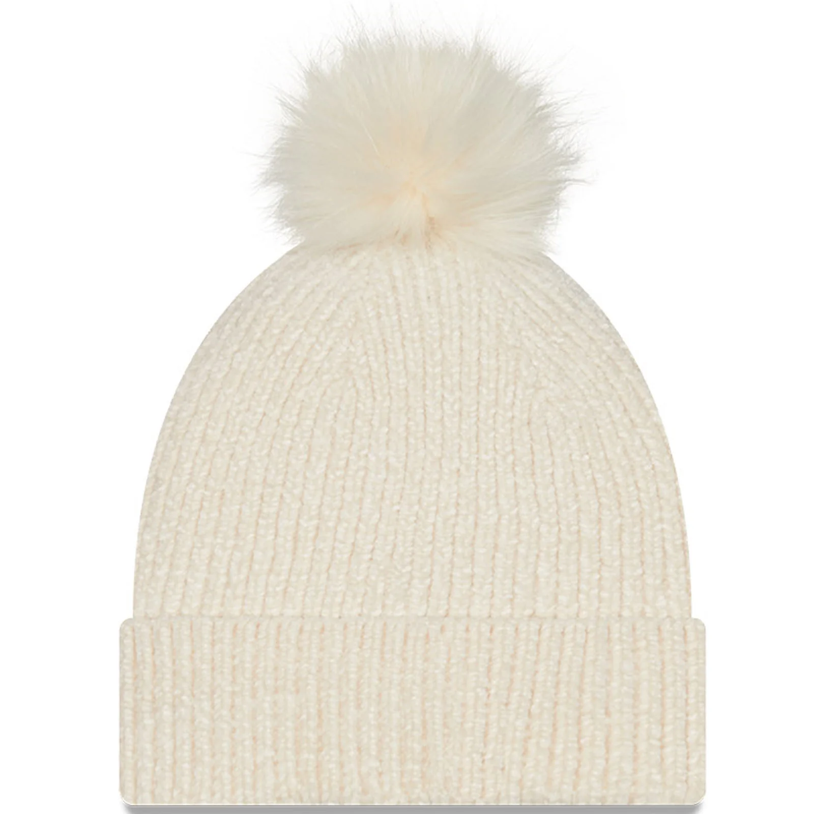 New Era Womens Los Angeles MLB Bobble Hat - Beige - Image 2