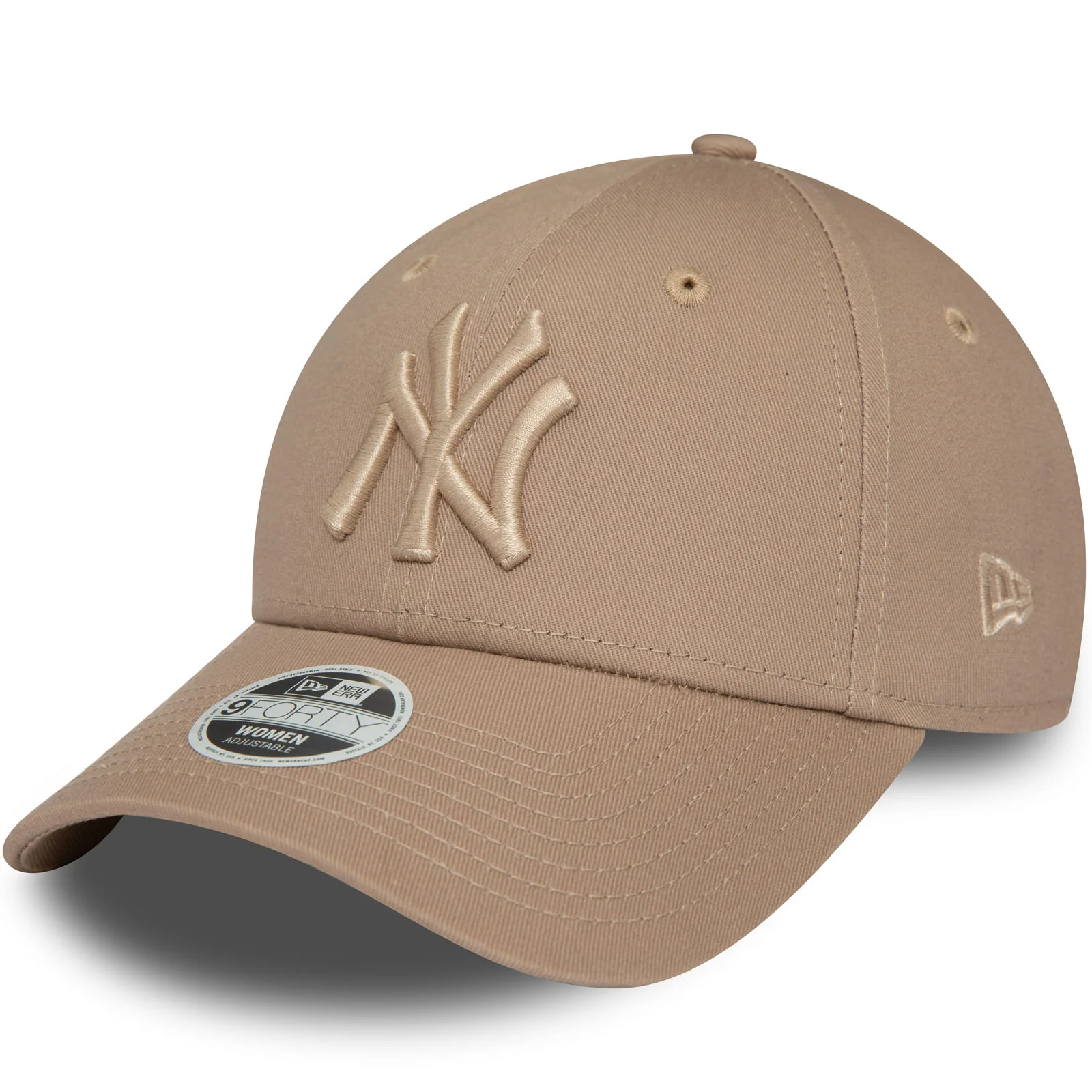 New Era Womens New York Yankees League Essentials 9FORTY Cap - Brown