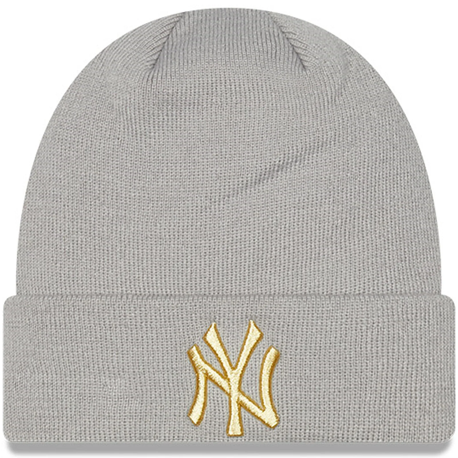 New Era Womens New York Yankees MLB Cuffed Beanie - Grey