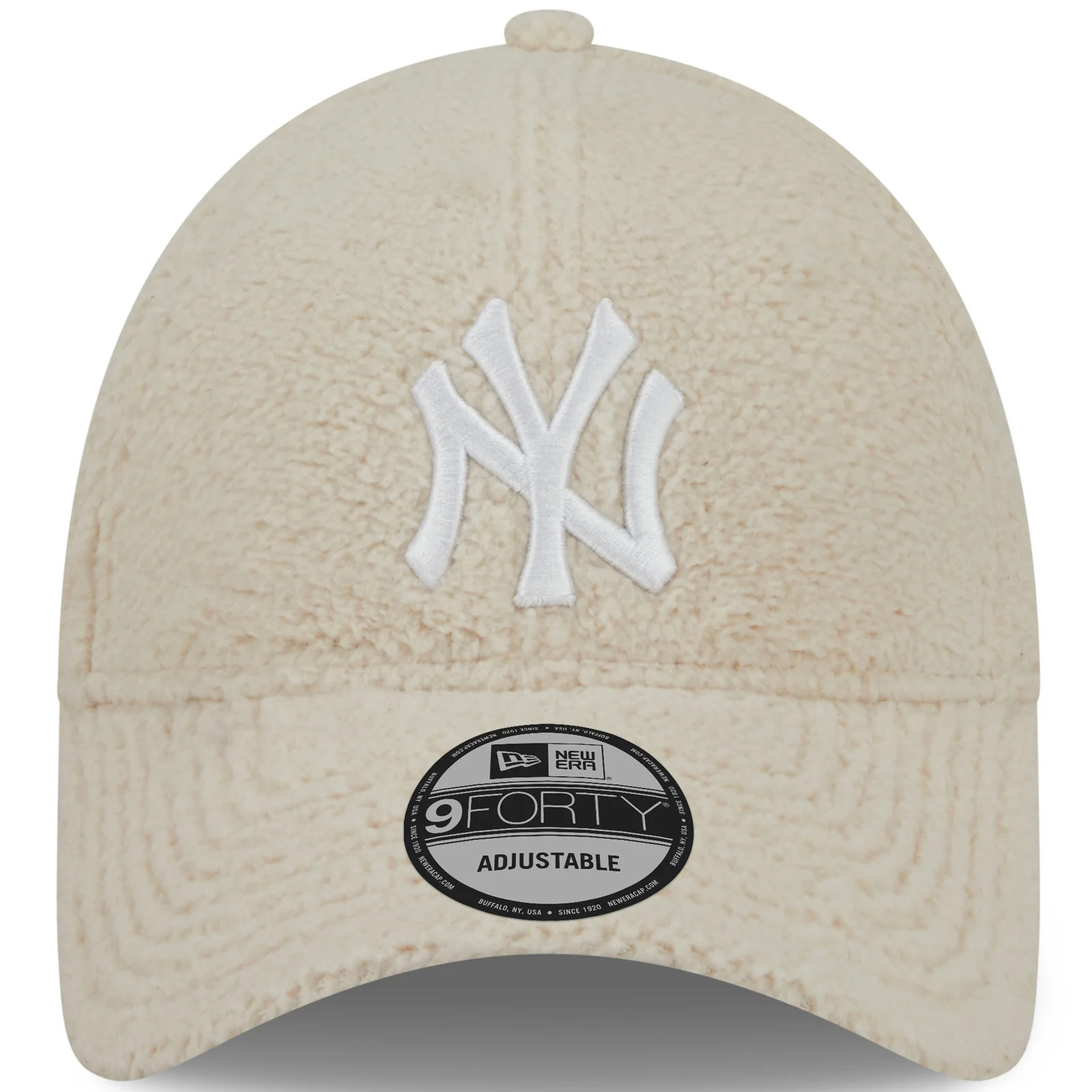 New Era Womens New York Yankees MLB 9FORTY Baseball Cap - Light Beige - Image 3