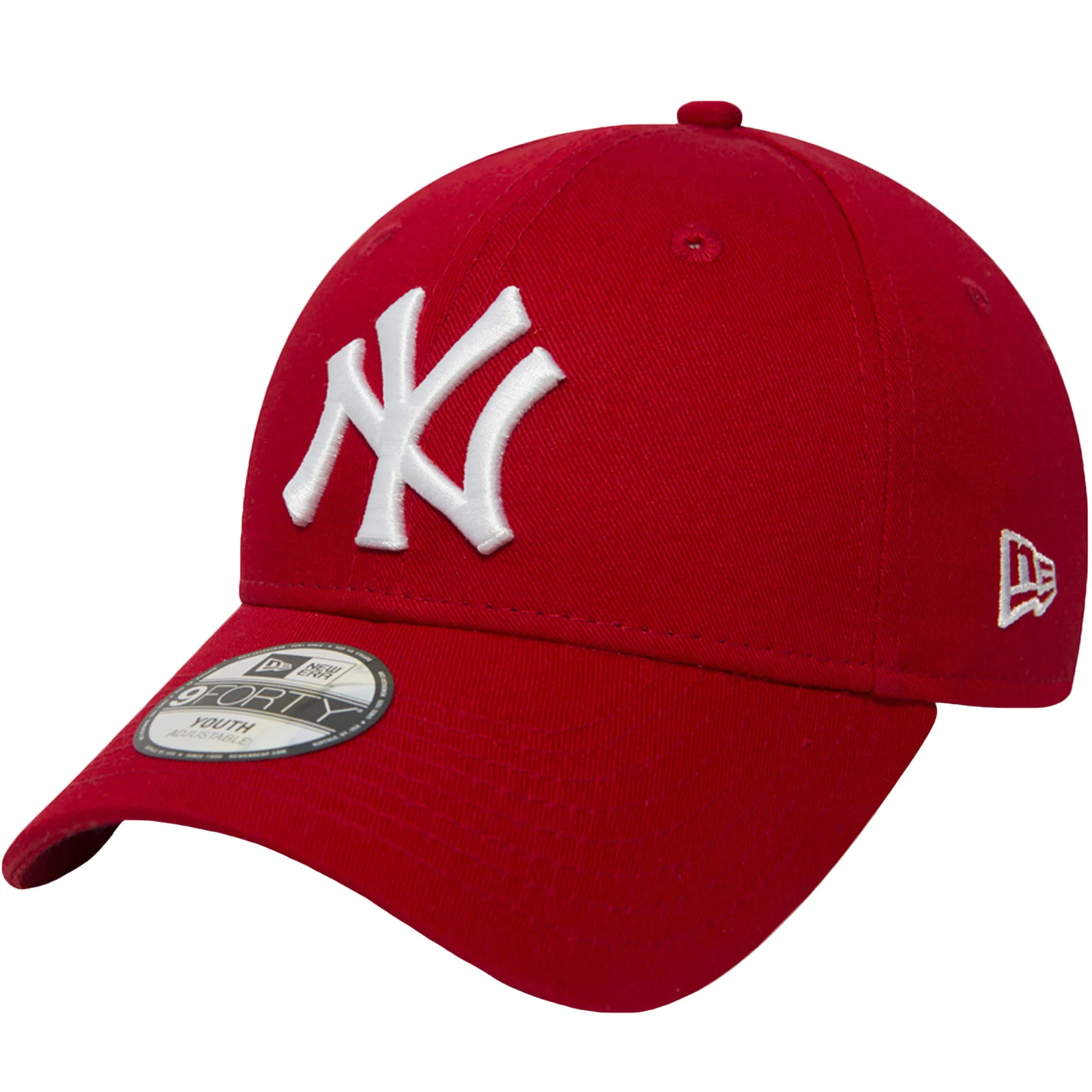 New Era Youths New York Yankees Essential 9Forty Adjustable Cap - Red - 6-12 Yrs
