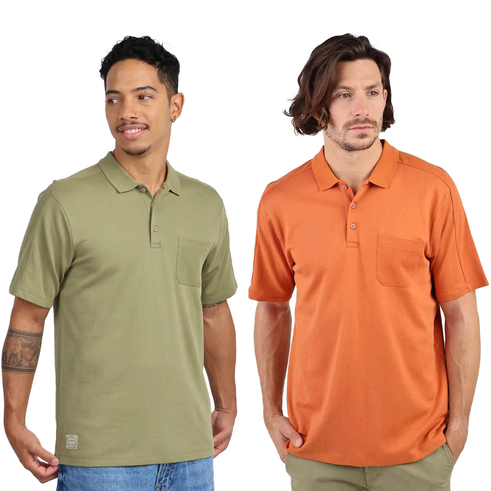 OXBOW Mens Nukak Short Sleeve Polo Shirt
