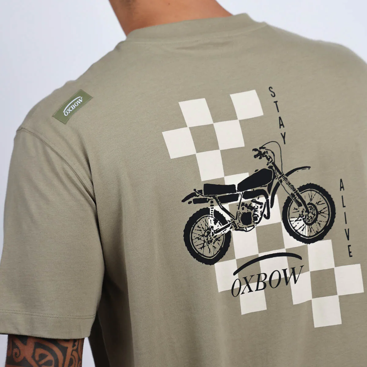 OXBOW Mens Tautira Short Sleeve Crew Neck T Shirt - Image 15