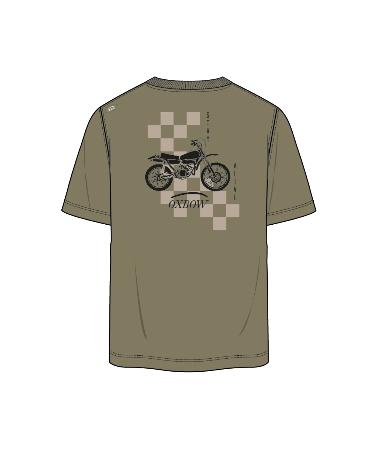 OXBOW Mens Tautira Short Sleeve Crew Neck T Shirt - Image 6