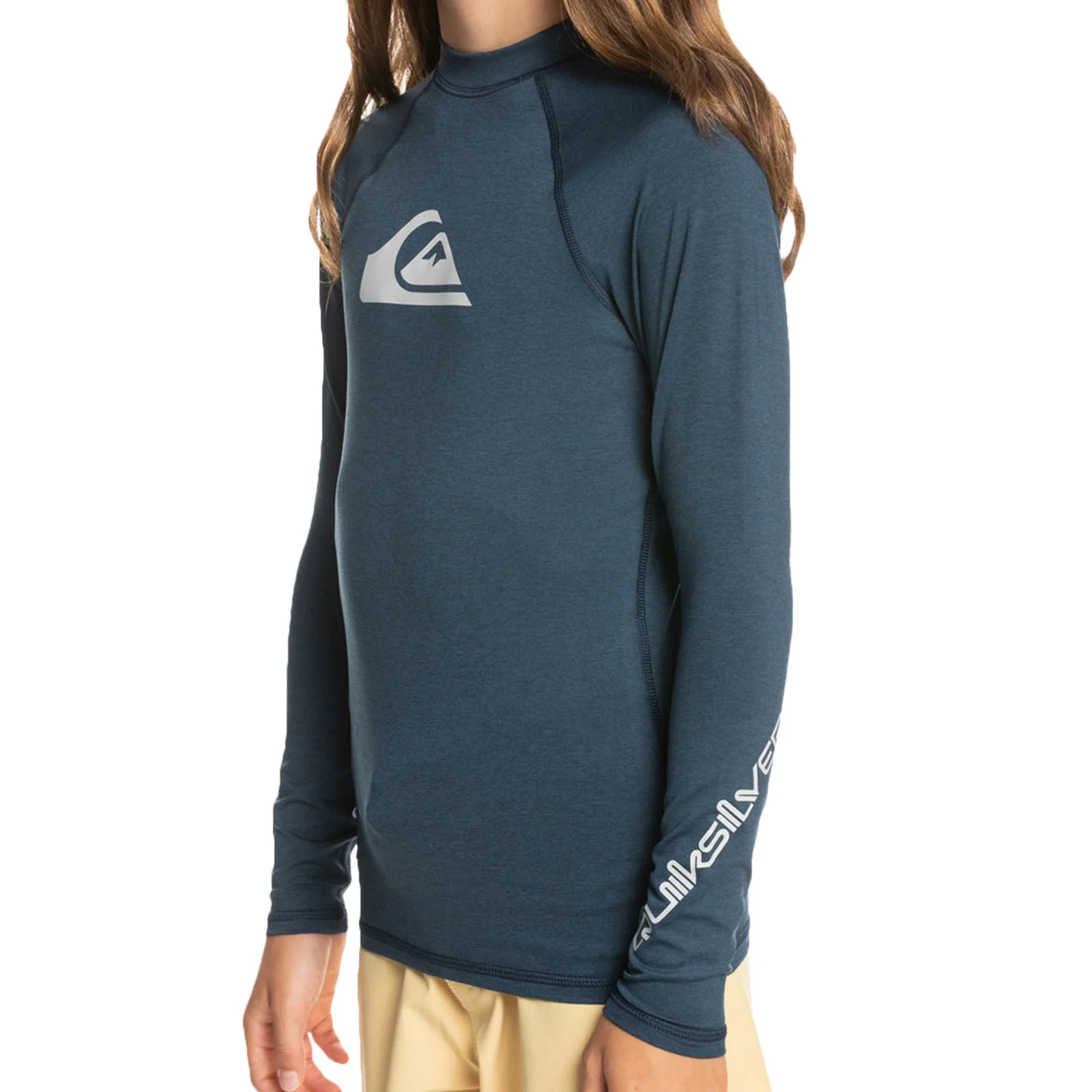 Quiksilver Kids All Time Long Sleeve UPF 50 Rash Vest - Image 11