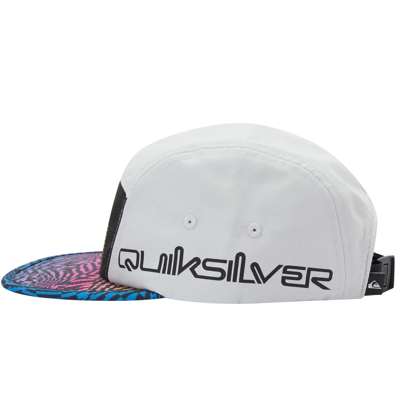 Quiksilver Kids Blayzer Camper Graphic Baseball Cap Hat - White - OS - Image 3