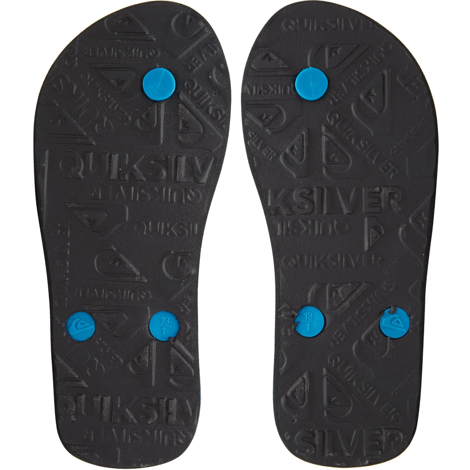 Quiksilver Kids Molokai Flip Flops - Blue/Grey - Image 3