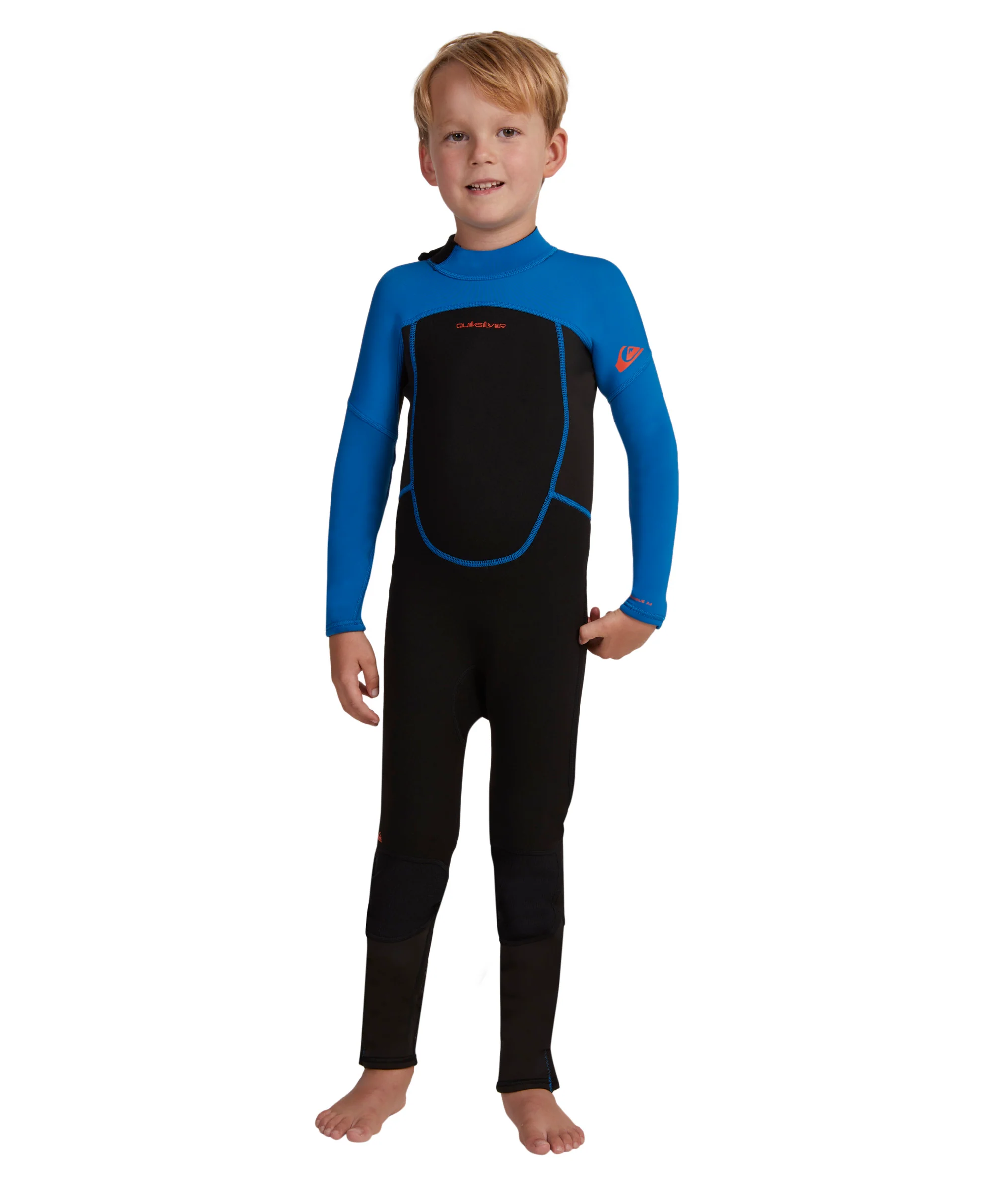 Quiksilver Kids 3/2mm Prologue Full Length Back Zip Entry Neoprene Wetsuit - Image 2