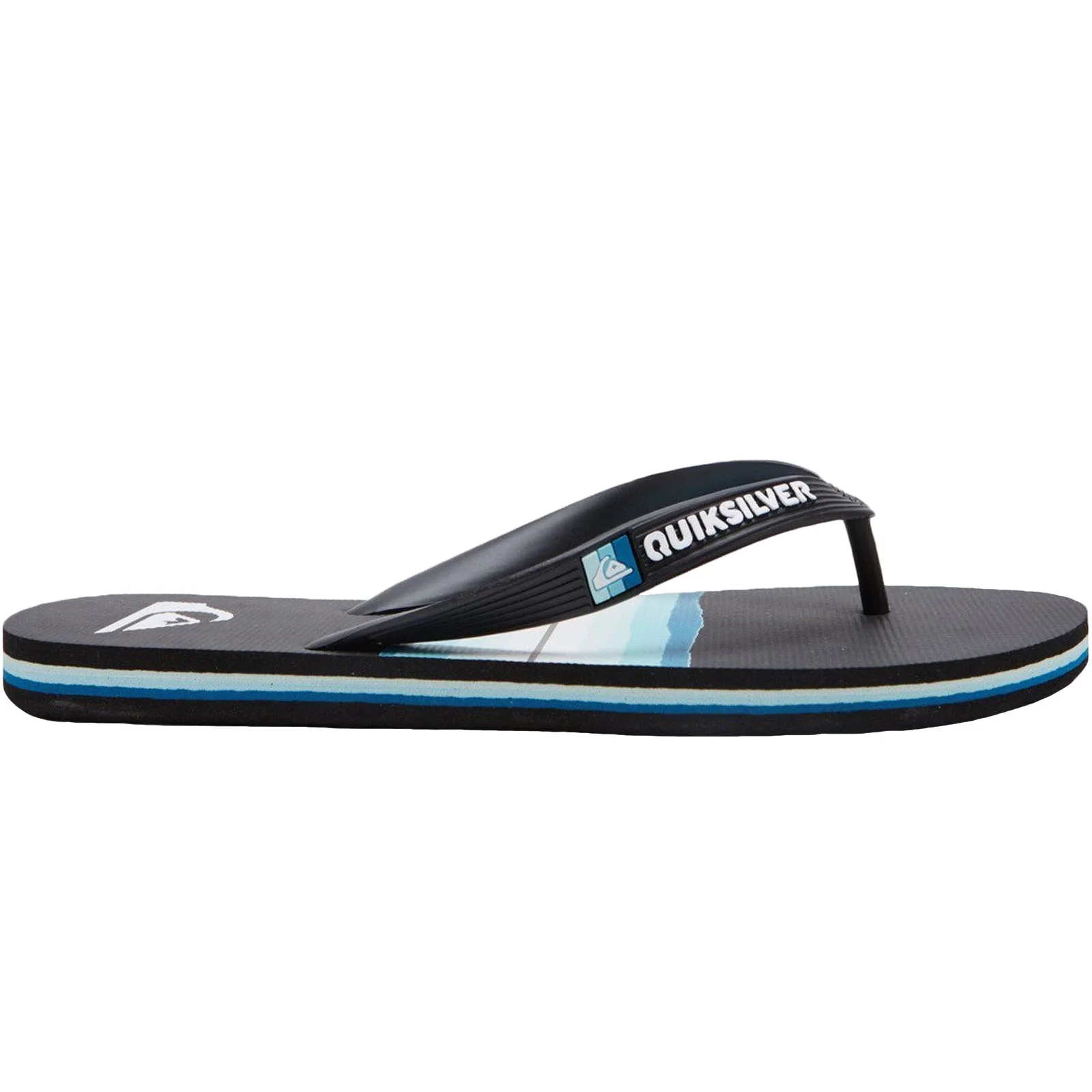 Quiksilver Kids MoloKai Resin Tint Thong Flip Flops - Black - Image 2