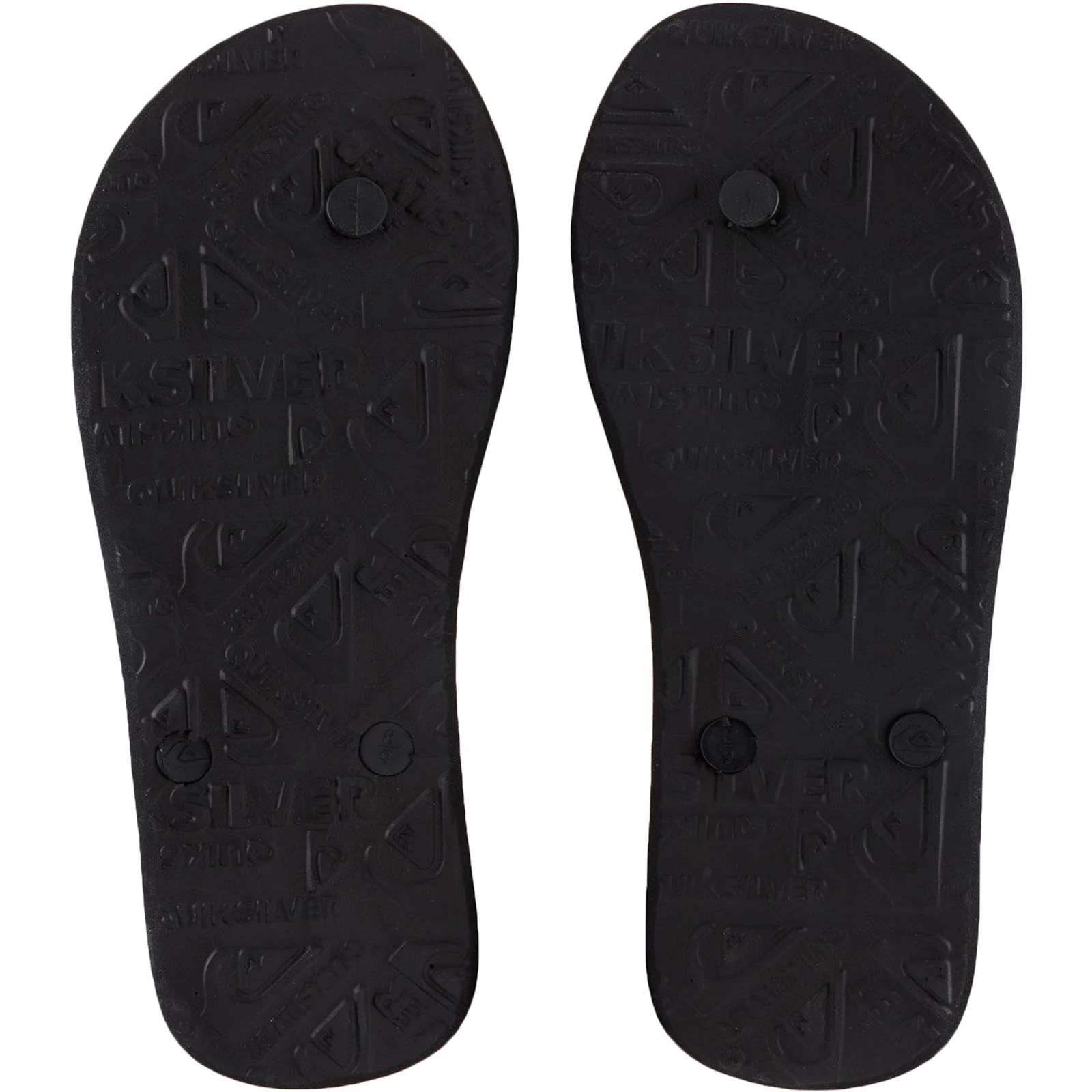 Quiksilver Kids MoloKai Resin Tint Thong Flip Flops - Black - Image 3