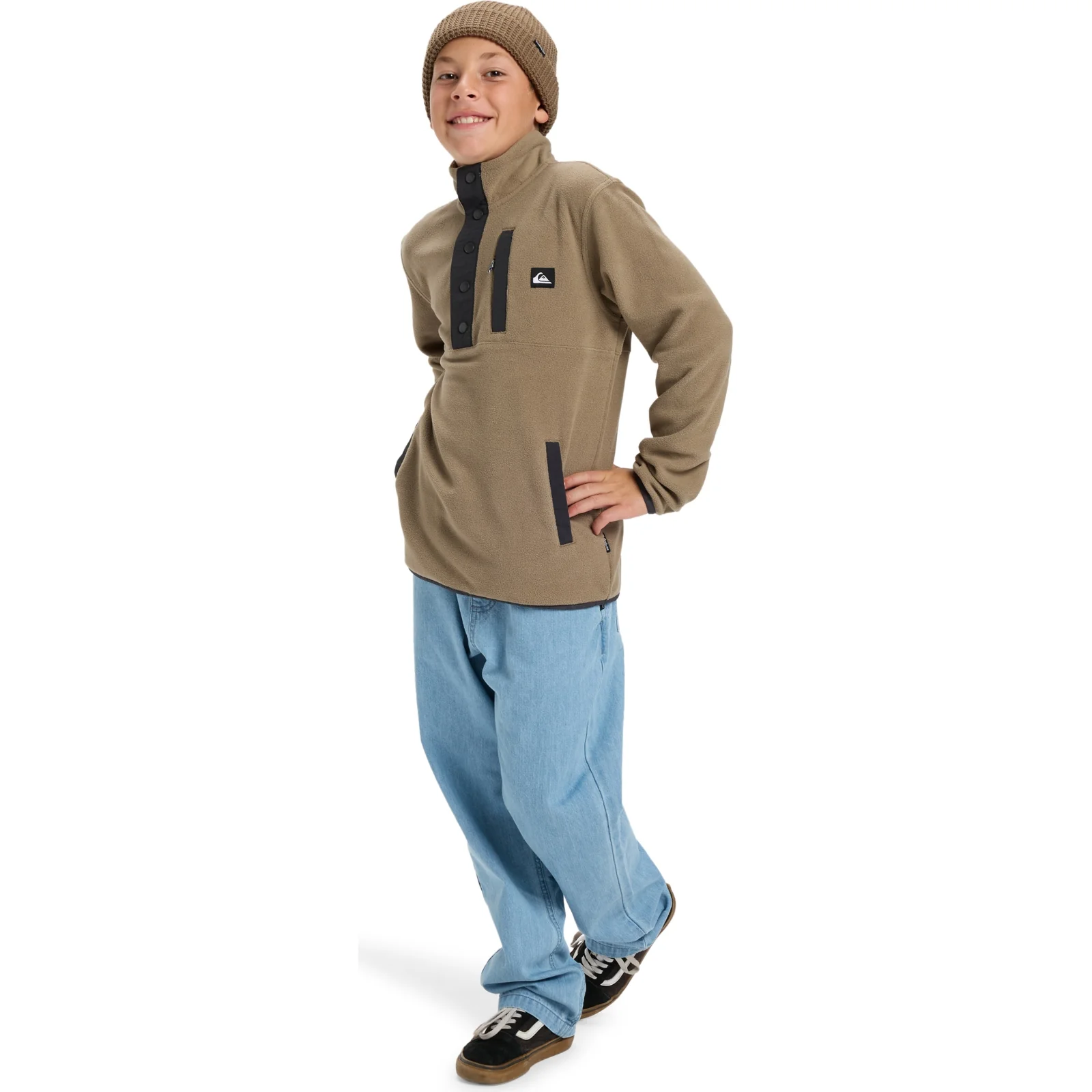 Quiksilver Kids No Destination Half Zip Fleece - Image 9