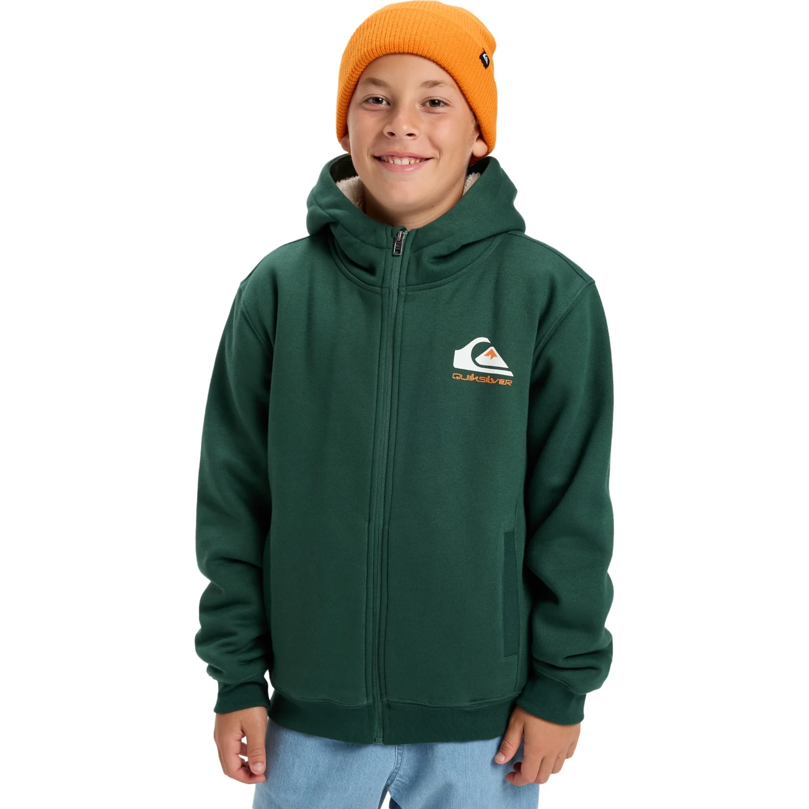 Quiksilver Kids Sherpa Full Zip Lined Hoodie - Image 3