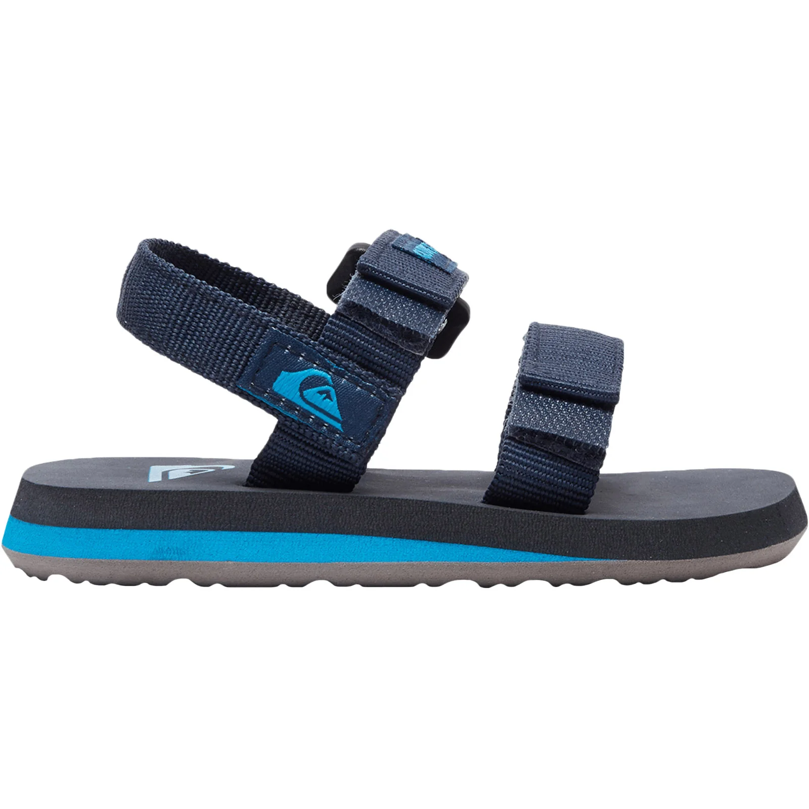 Quiksilver Kids Toddlers Monkey Caged Flip Flops - Blue/Grey - Image 2