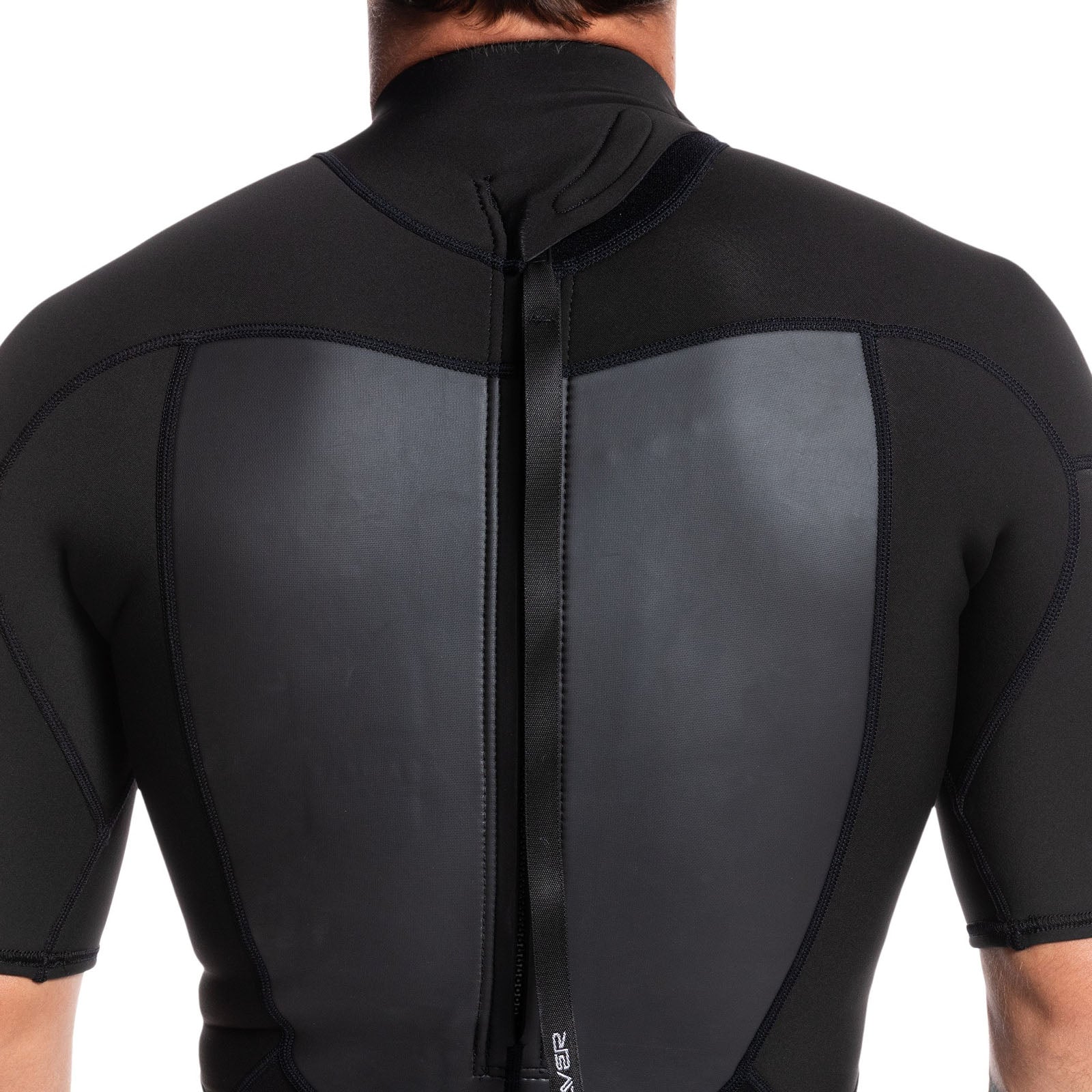 Quiksilver Mens 2/2mm Prologue Short Sleeve Back Zip Wetsuit - Black - Image 9