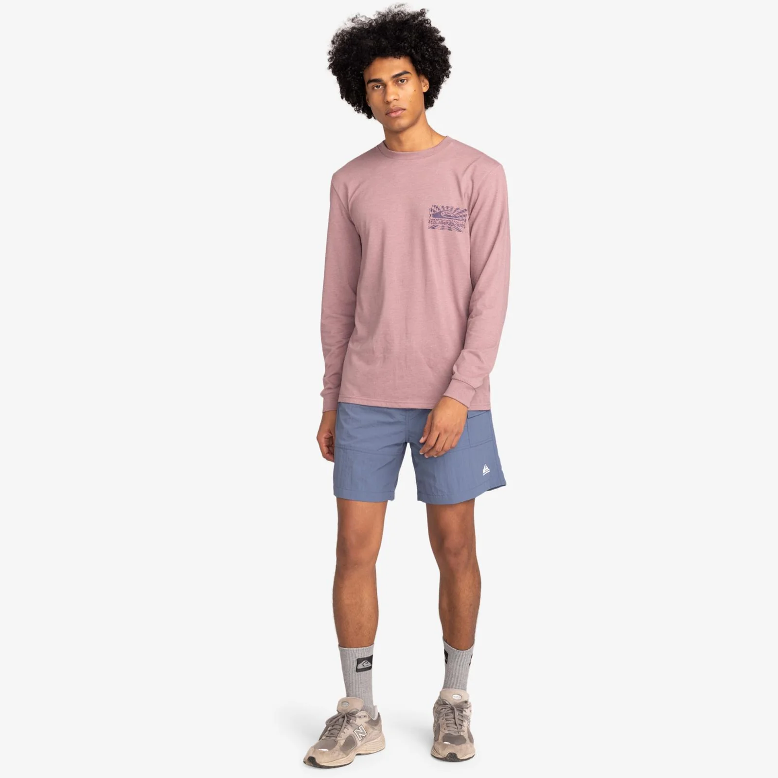 Quiksilver Mens Checker Mountain Pullover T-Shirt - Image 13