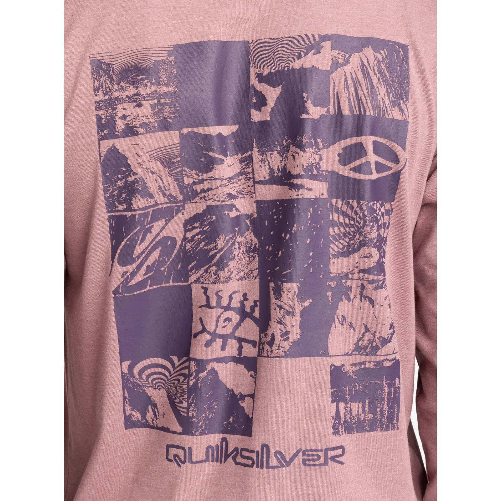 Quiksilver Mens Checker Mountain Pullover T-Shirt - Image 7
