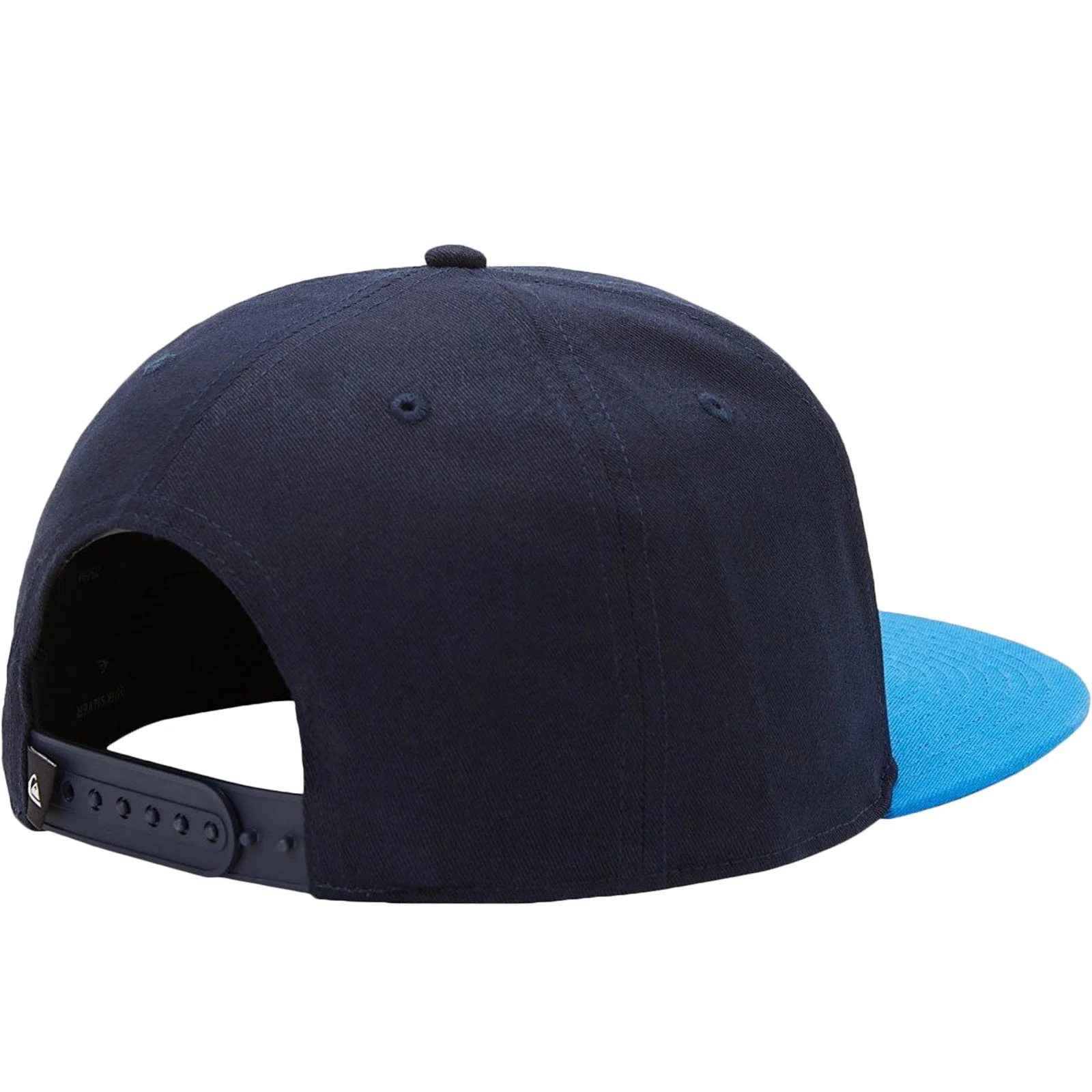 Quiksilver Mens Chompers Snapback Flat Brim Cap - Navy - Image 2