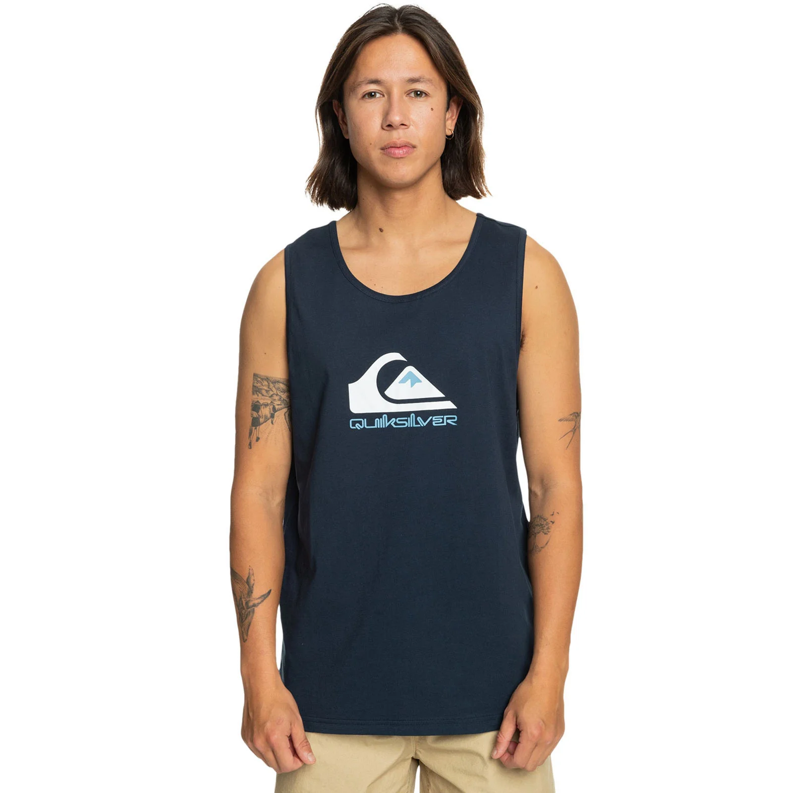 Quiksilver Mens Comp Logo Crew Neck Vest - Image 3