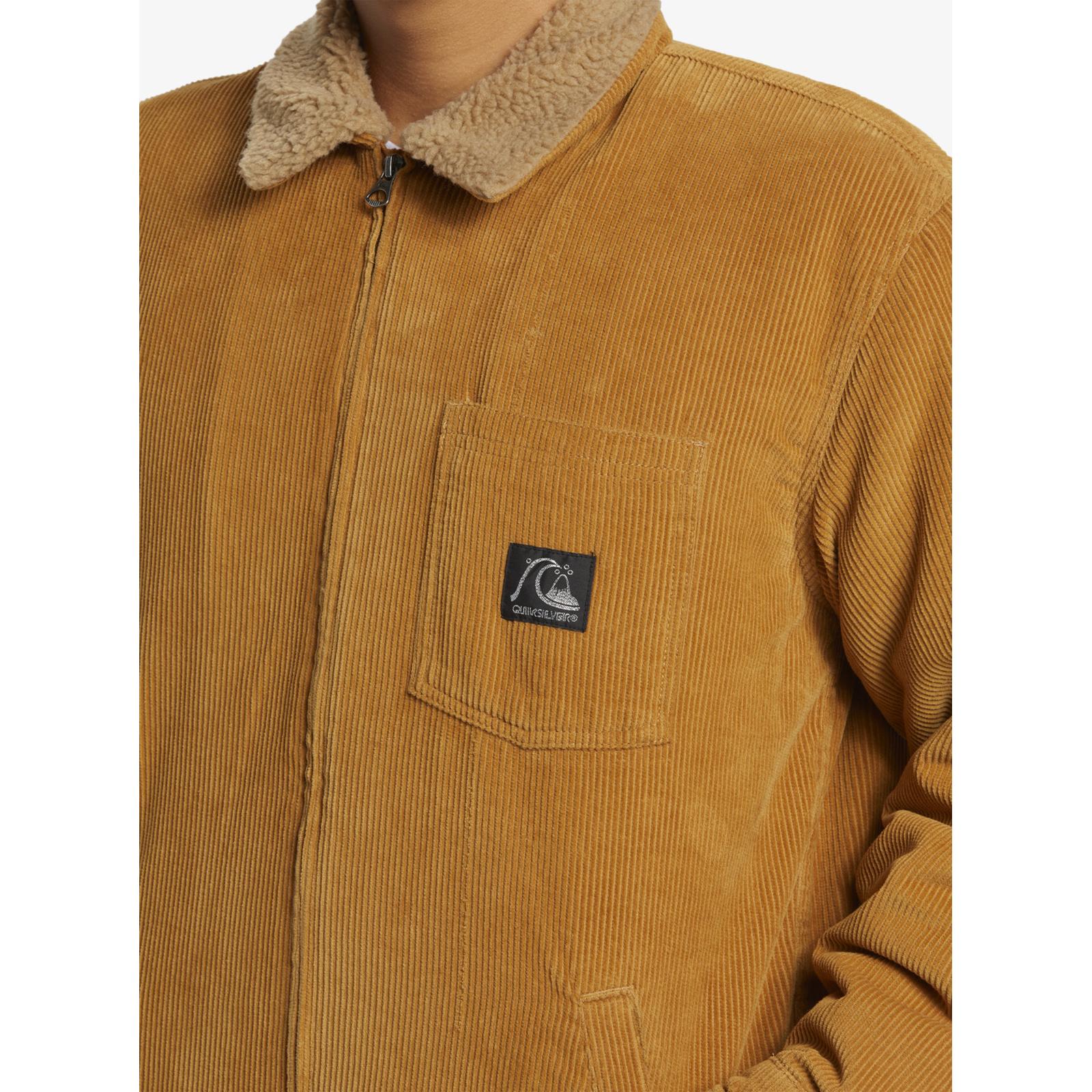 Quiksilver Mens DNA Sherpa Harrington Jacket - Image 4