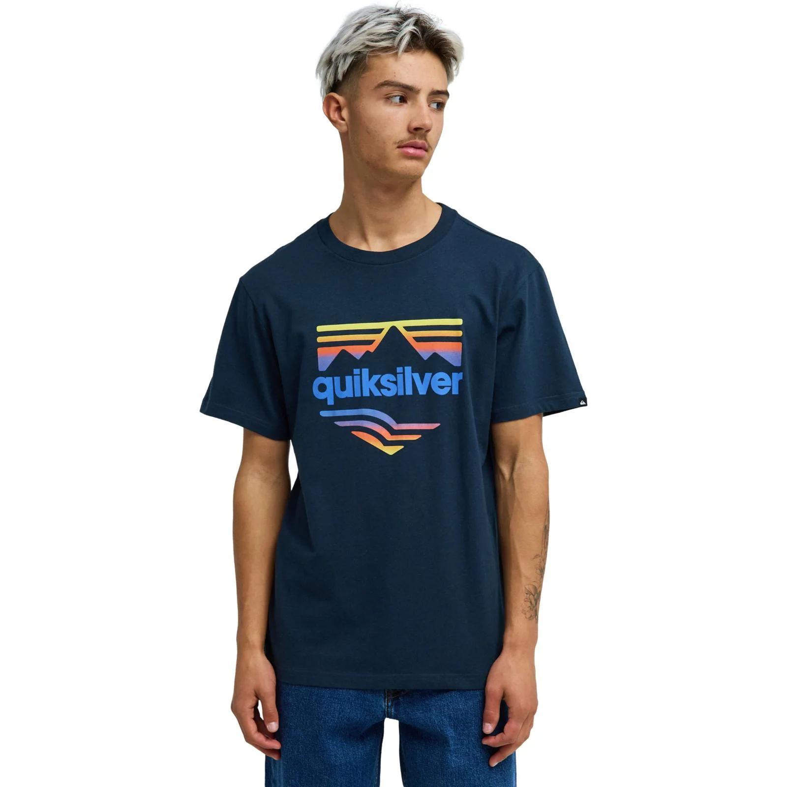 Quiksilver Mens EV Horizon Fade Graphic Short Sleeve T-Shirt - Image 4