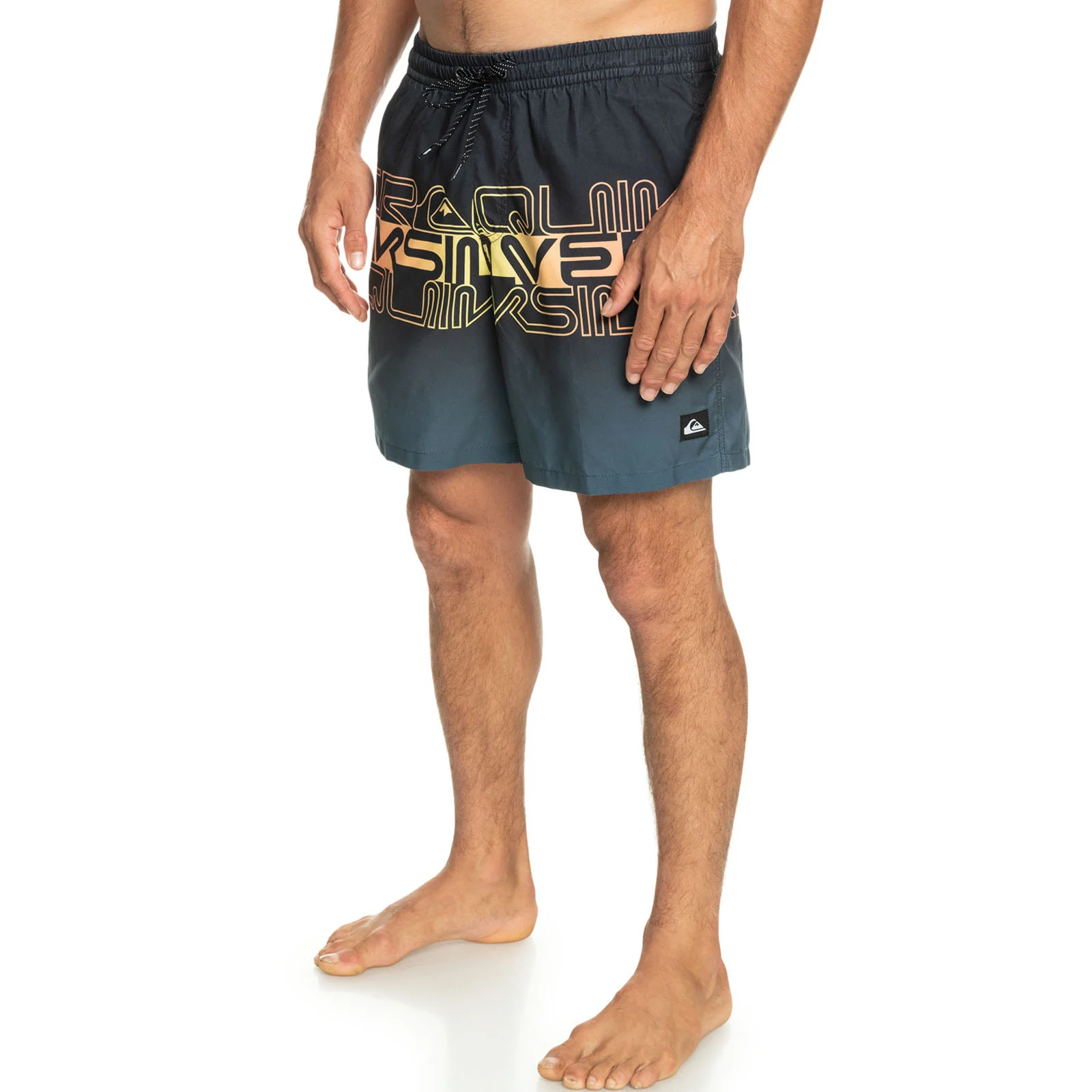Quiksilver Mens Everyday Wordblock Surf Swimming Shorts - Image 7