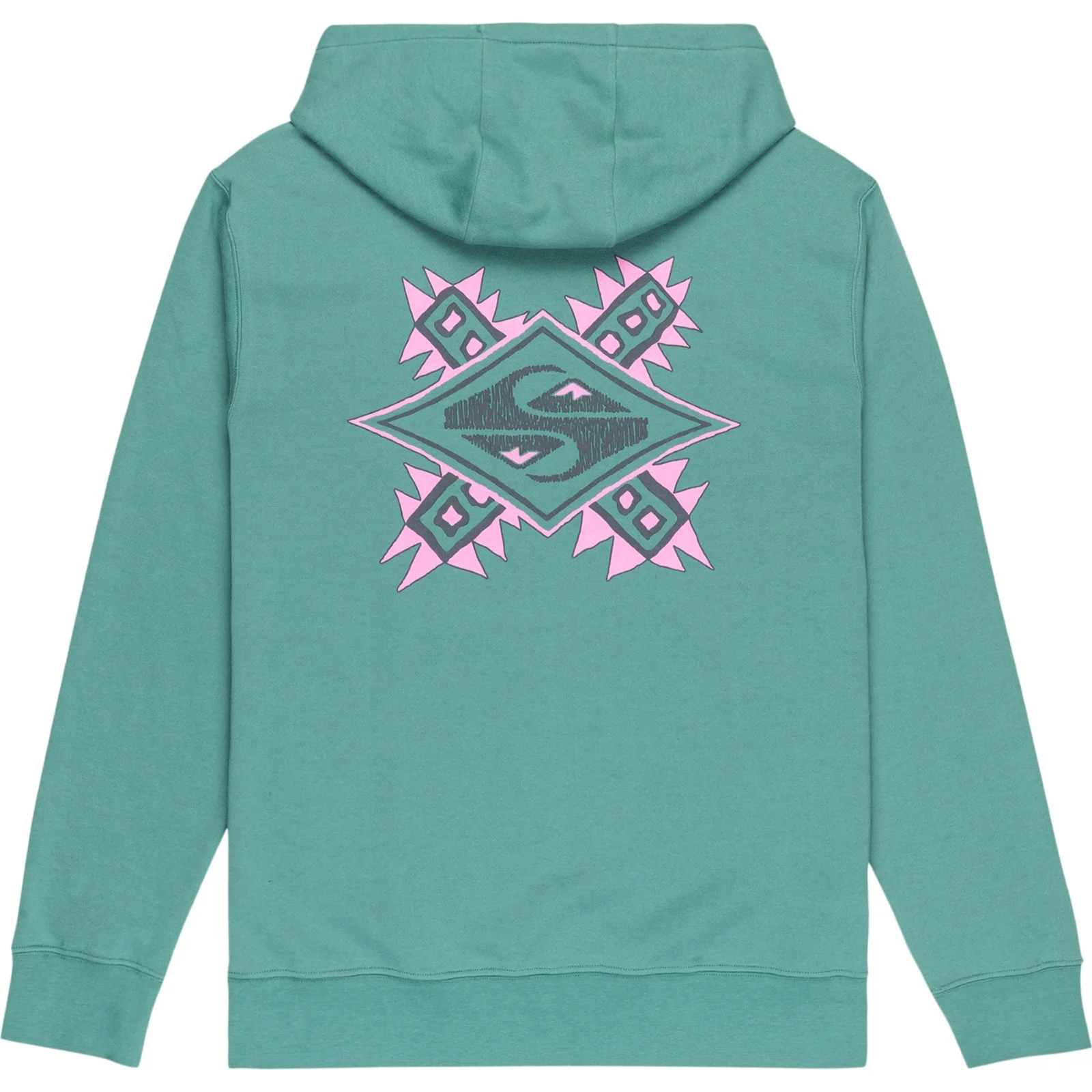 Quiksilver Mens Graphic Back Print Hoodie - Image 20