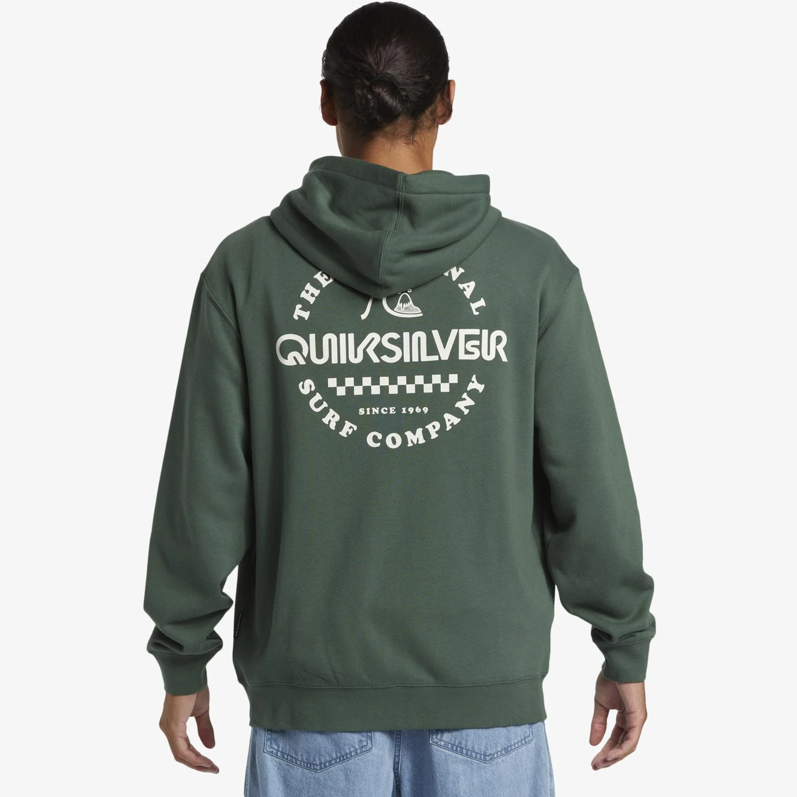 Quiksilver Mens Graphic Zip Up Hoodie - Image 5