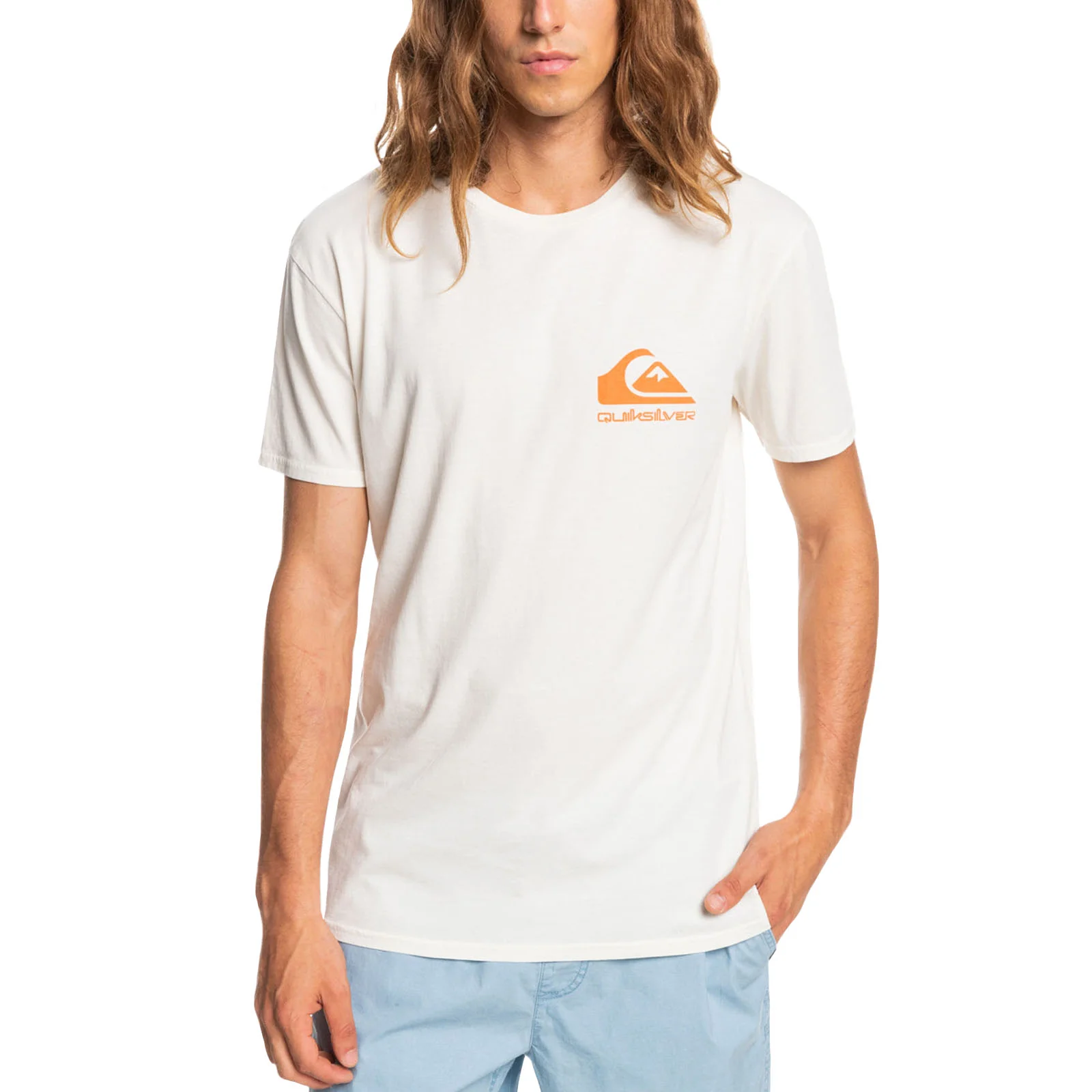 Quiksilver Mens How Are You Feeling Short Sleeve T-Shirt - Antique White - Image 2