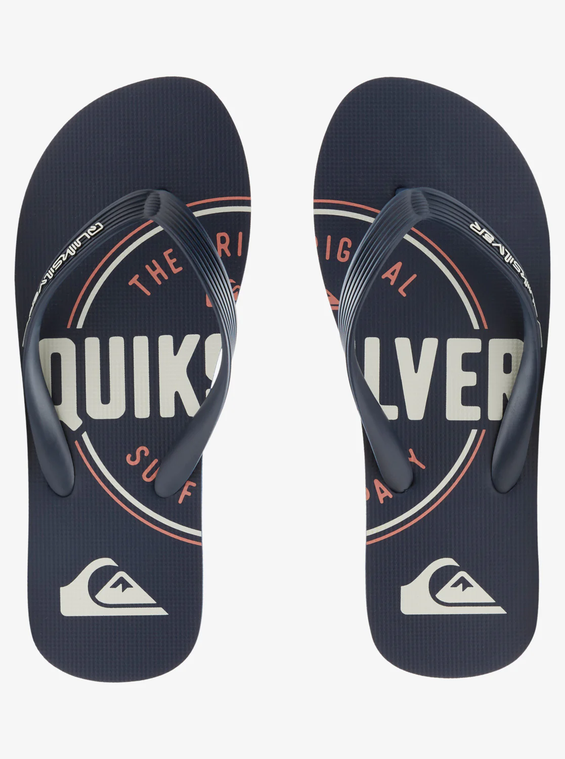 Quiksilver Mens Java Art Flip Flops - Green - Image 2