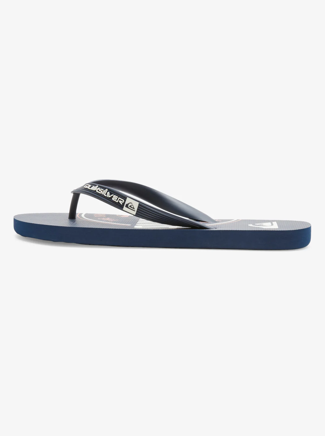 Quiksilver Mens Java Art Flip Flops - Green - Image 3