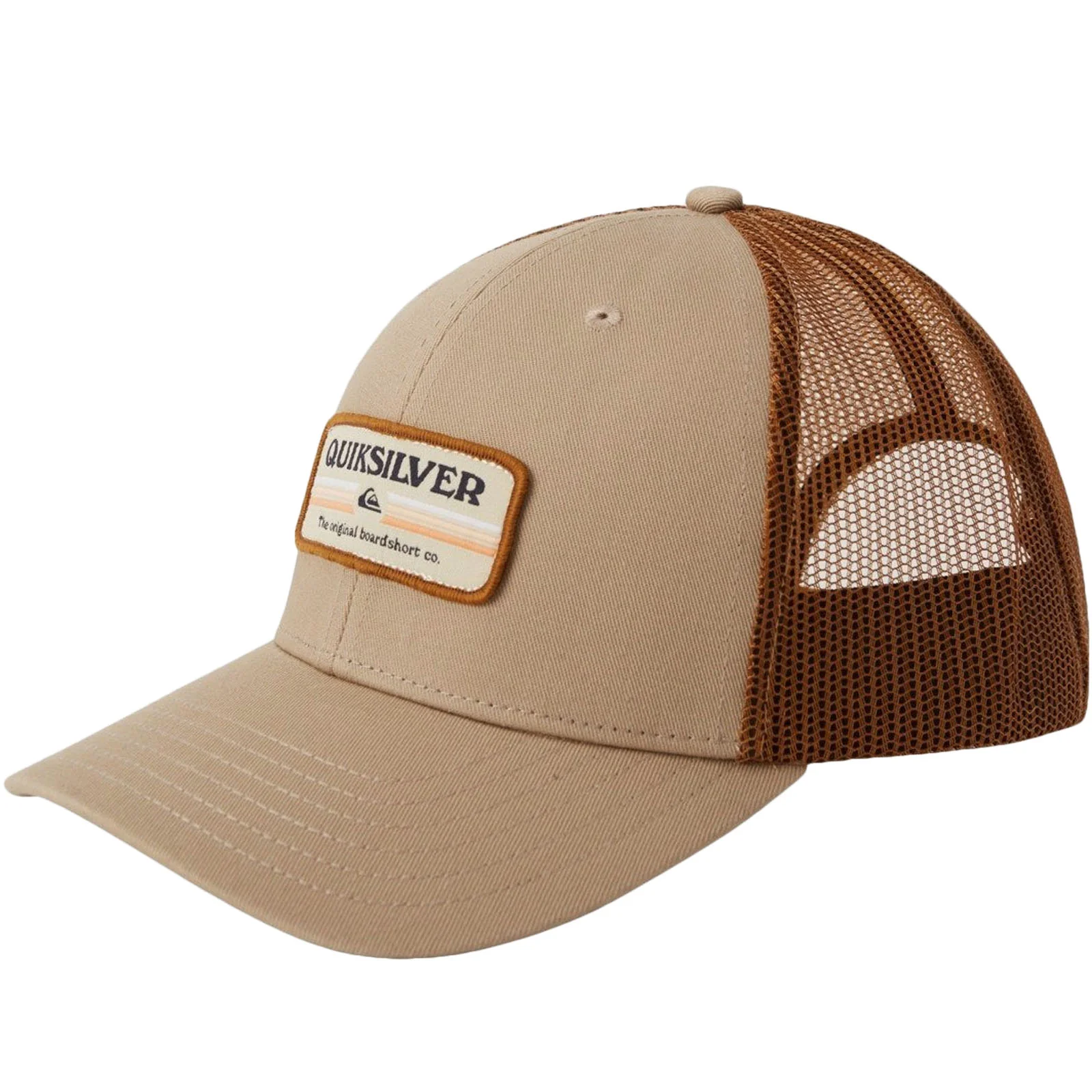 Quiksilver Mens Jetty Scrubber Snapback Trucker Cap - Plage