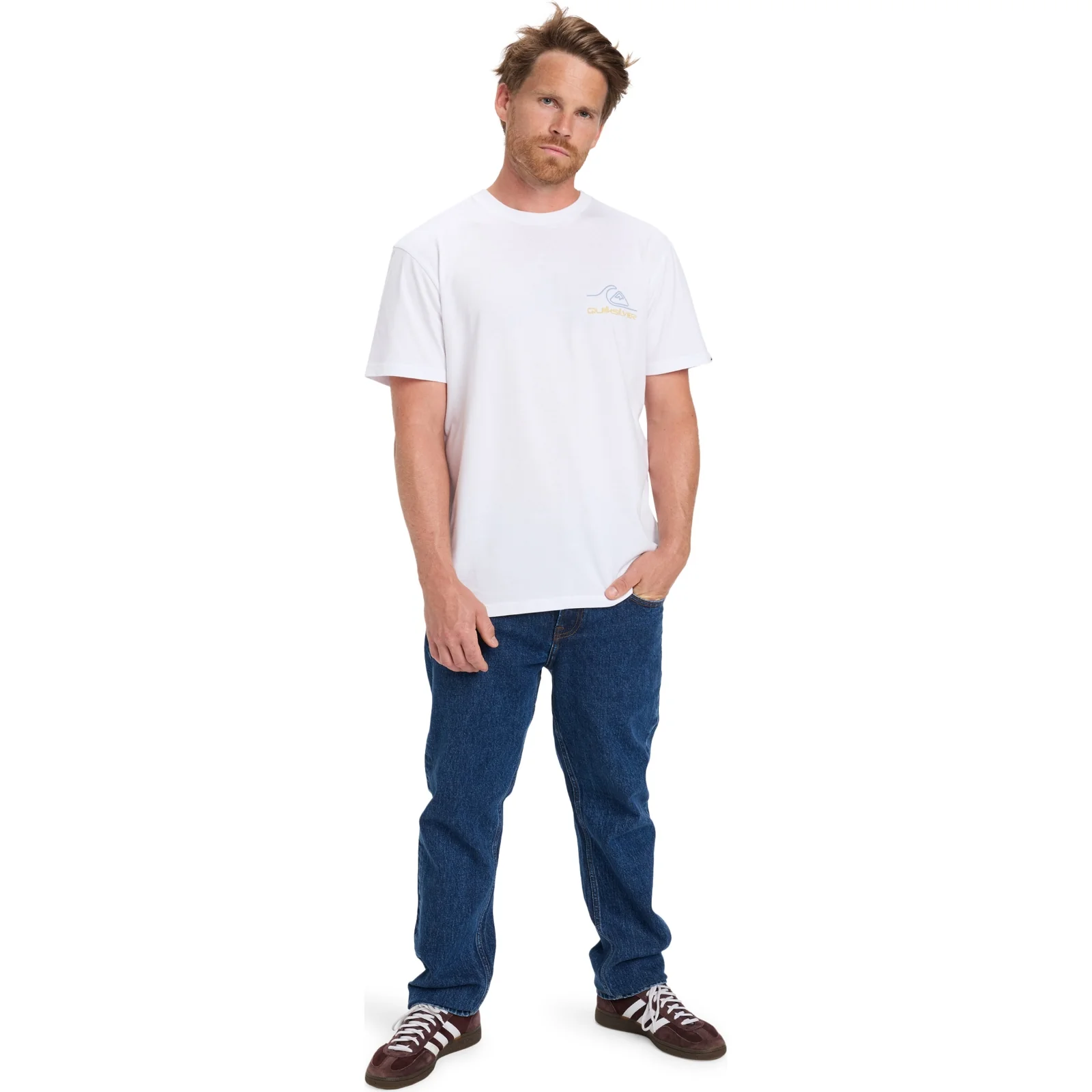 Quiksilver Mens Light Wave Crew Neck Short Sleeve T-Shirt - Image 11
