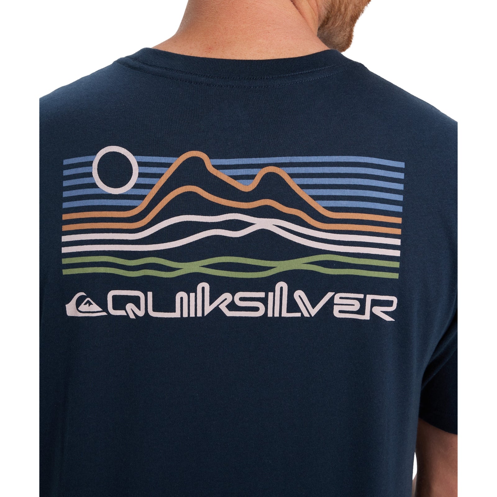 Quiksilver Mens Light Wave Crew Neck Short Sleeve T-Shirt - Image 12