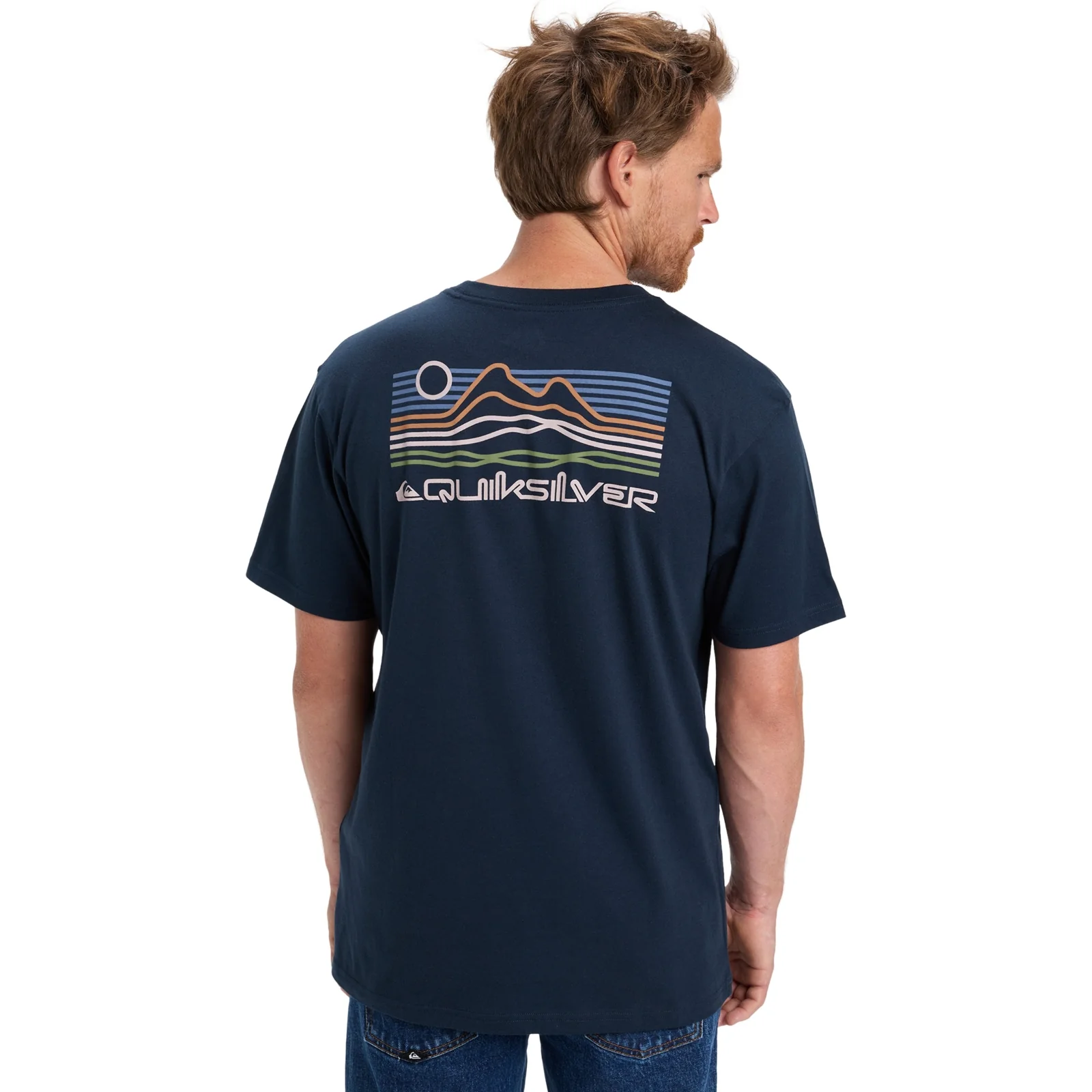 Quiksilver Mens Light Wave Crew Neck Short Sleeve T-Shirt - Image 4