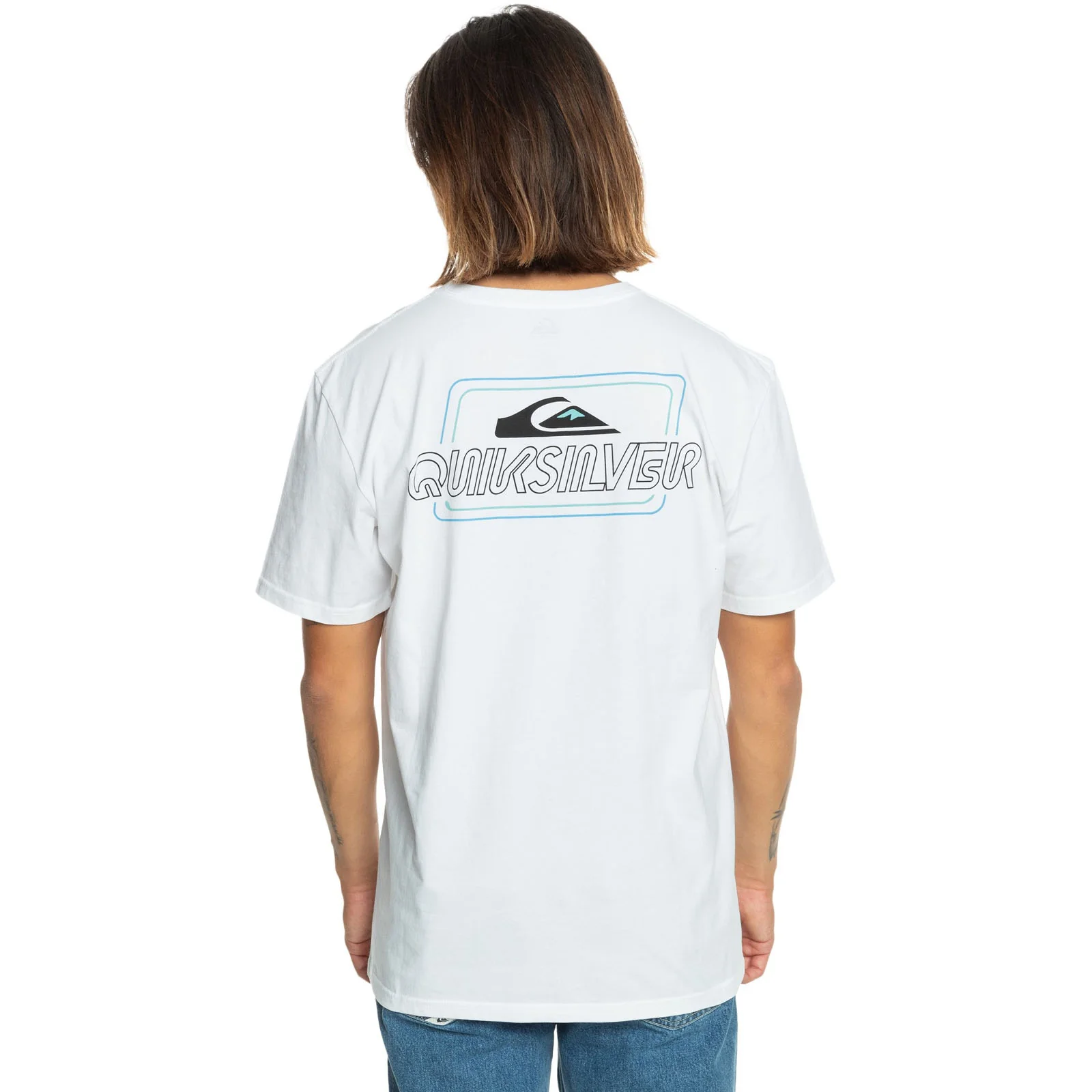 Quiksilver Mens Line By Line Short Sleeve T-Shirt - Image 3
