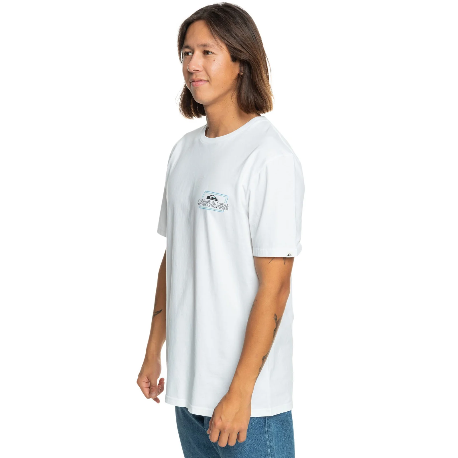 Quiksilver Mens Line By Line Short Sleeve T-Shirt - Image 7