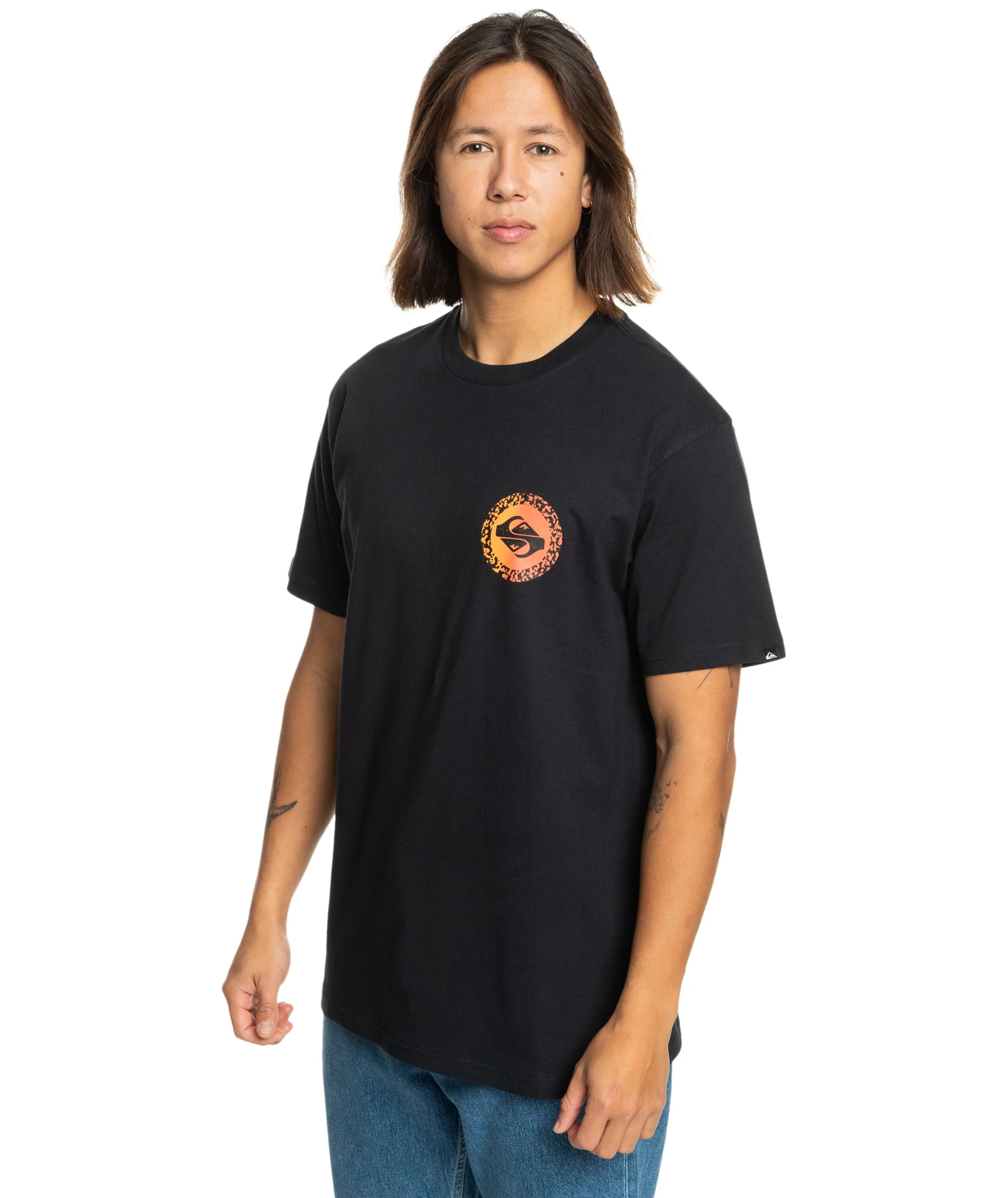 Quiksilver Mens Long Fade Short Sleeve T-Shirt - Image 9