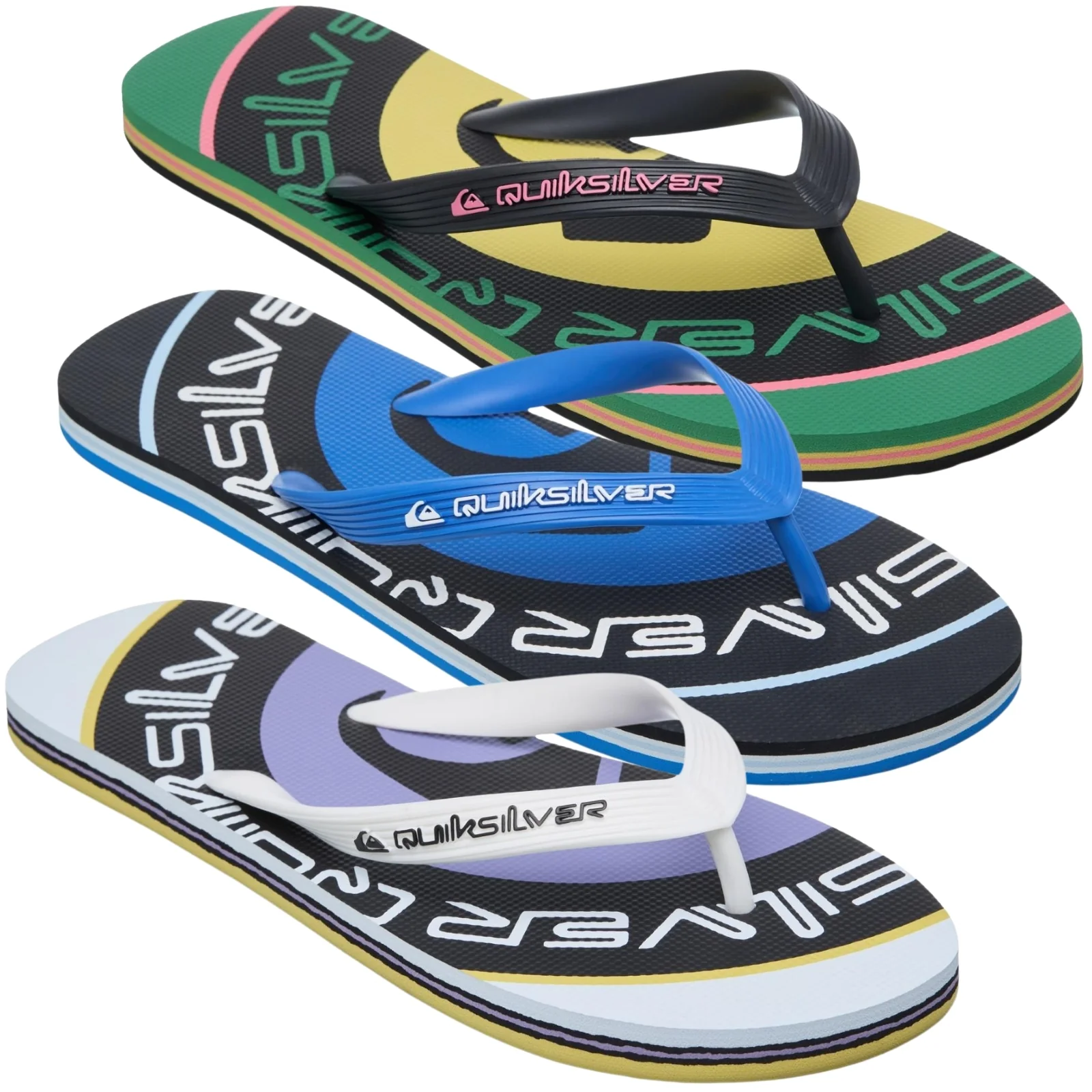 Quiksilver Mens Molokai Screen Flip Flops