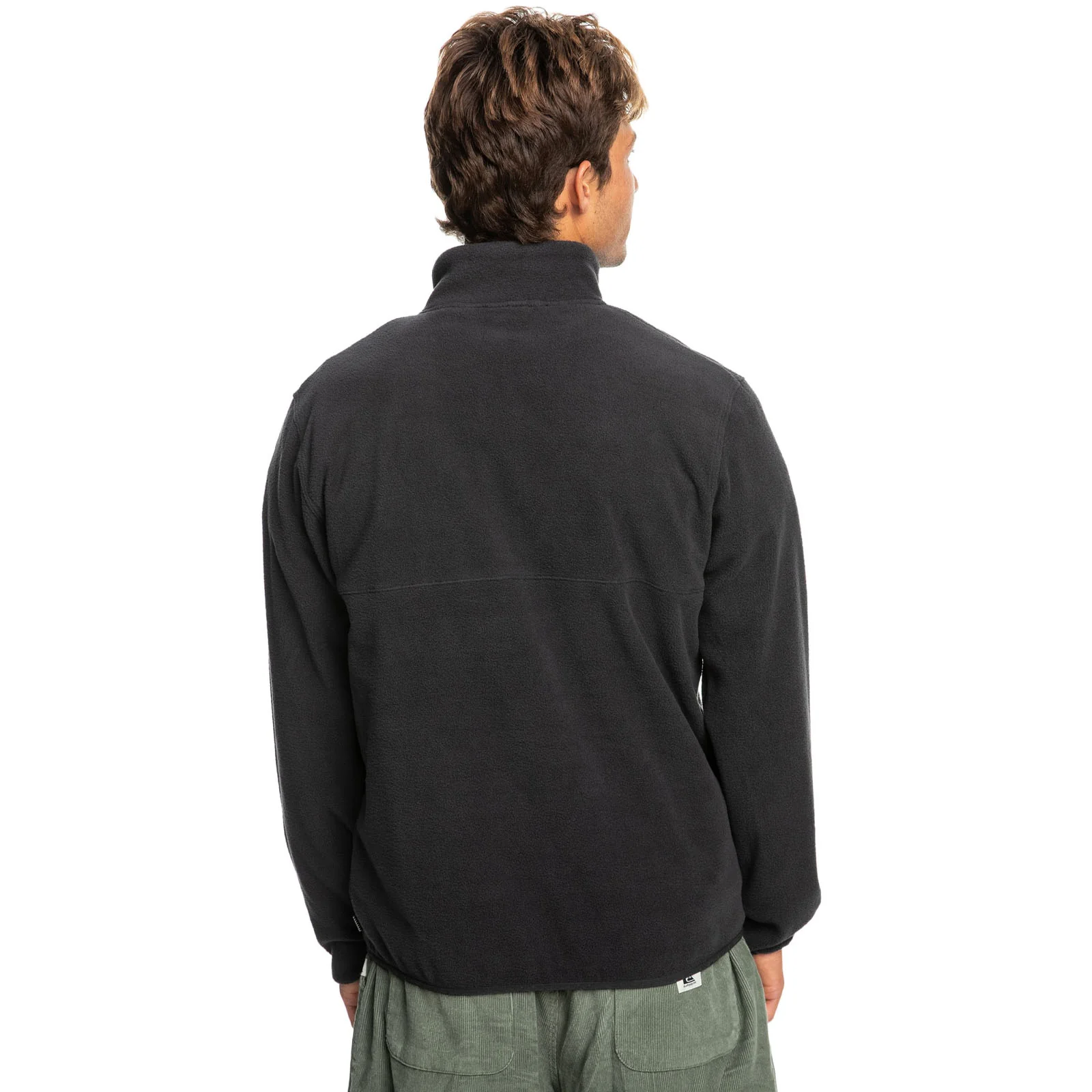 Quiksilver Mens No Destination Mock Neck Half Zip Fleece - Image 2