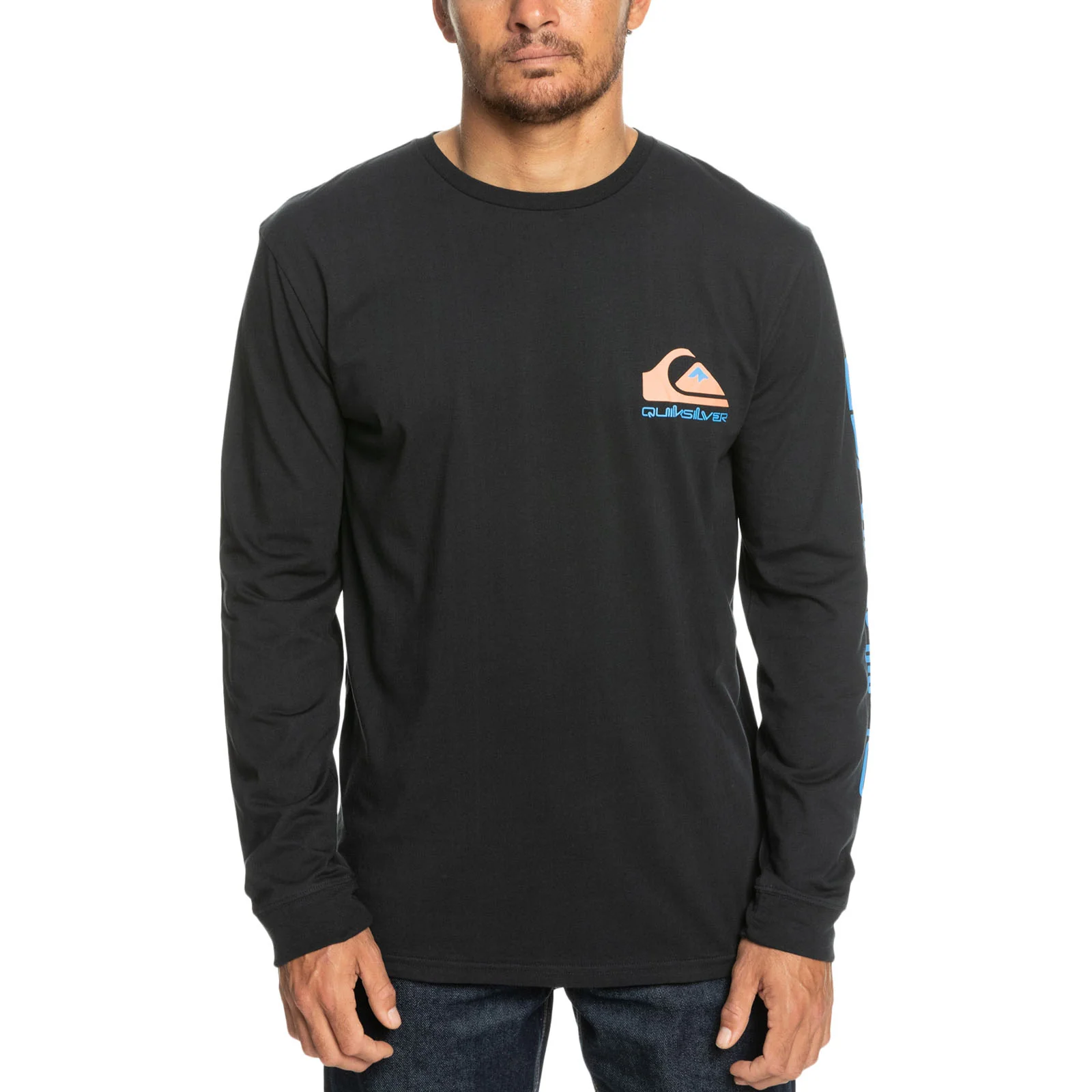 Quiksilver Mens Omni Logo Long Sleeve T-Shirt - Image 2