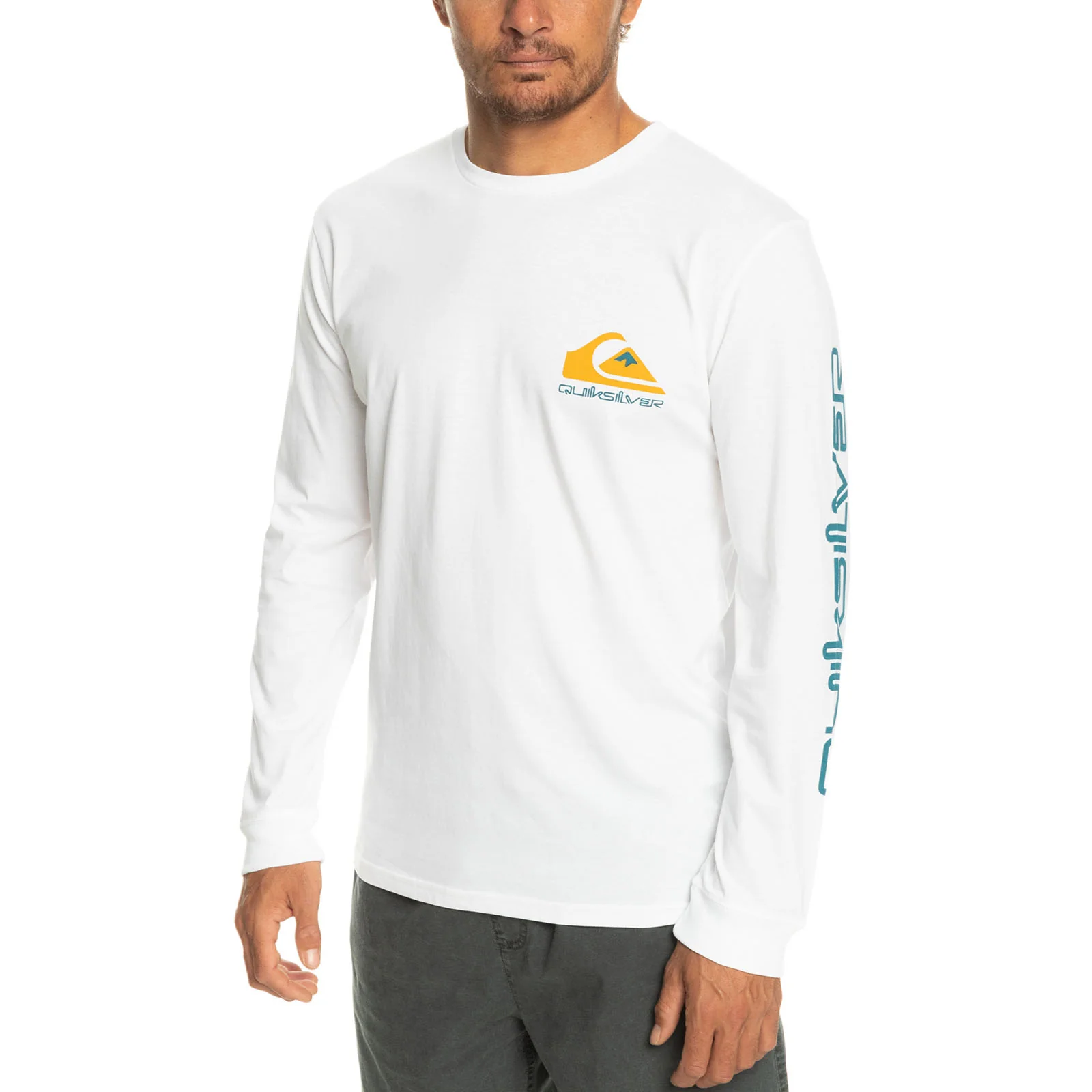 Quiksilver Mens Omni Logo Long Sleeve T-Shirt - Image 3
