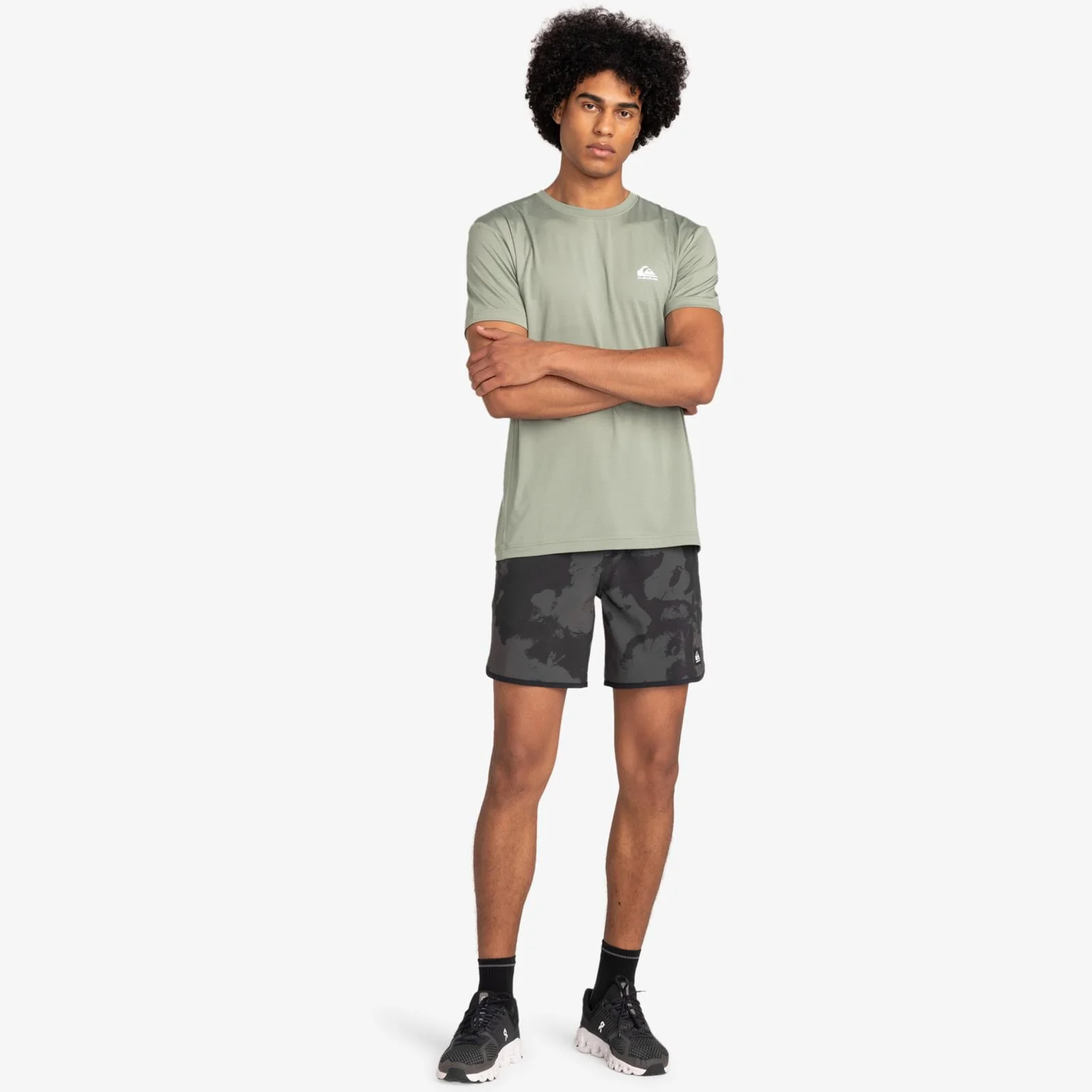 Quiksilver Mens Omni Scallop 17" Amphibian Board Shorts - Image 8