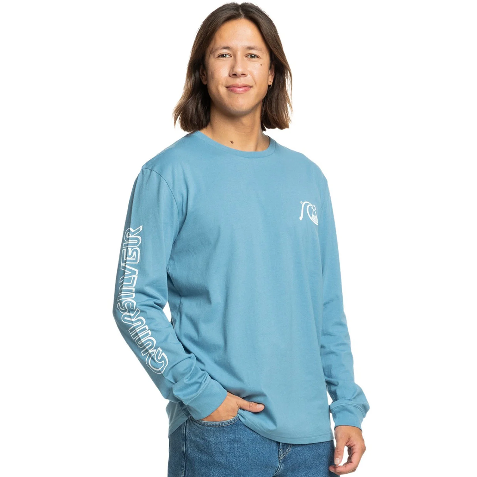 Quiksilver Mens Original Co Long Sleeve T-Shirt - Image 2