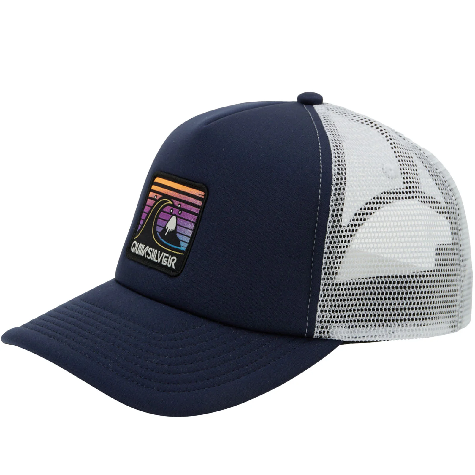 Quiksilver Mens Sea Zephyr Snapback Trucker Baseball Cap - Image 2