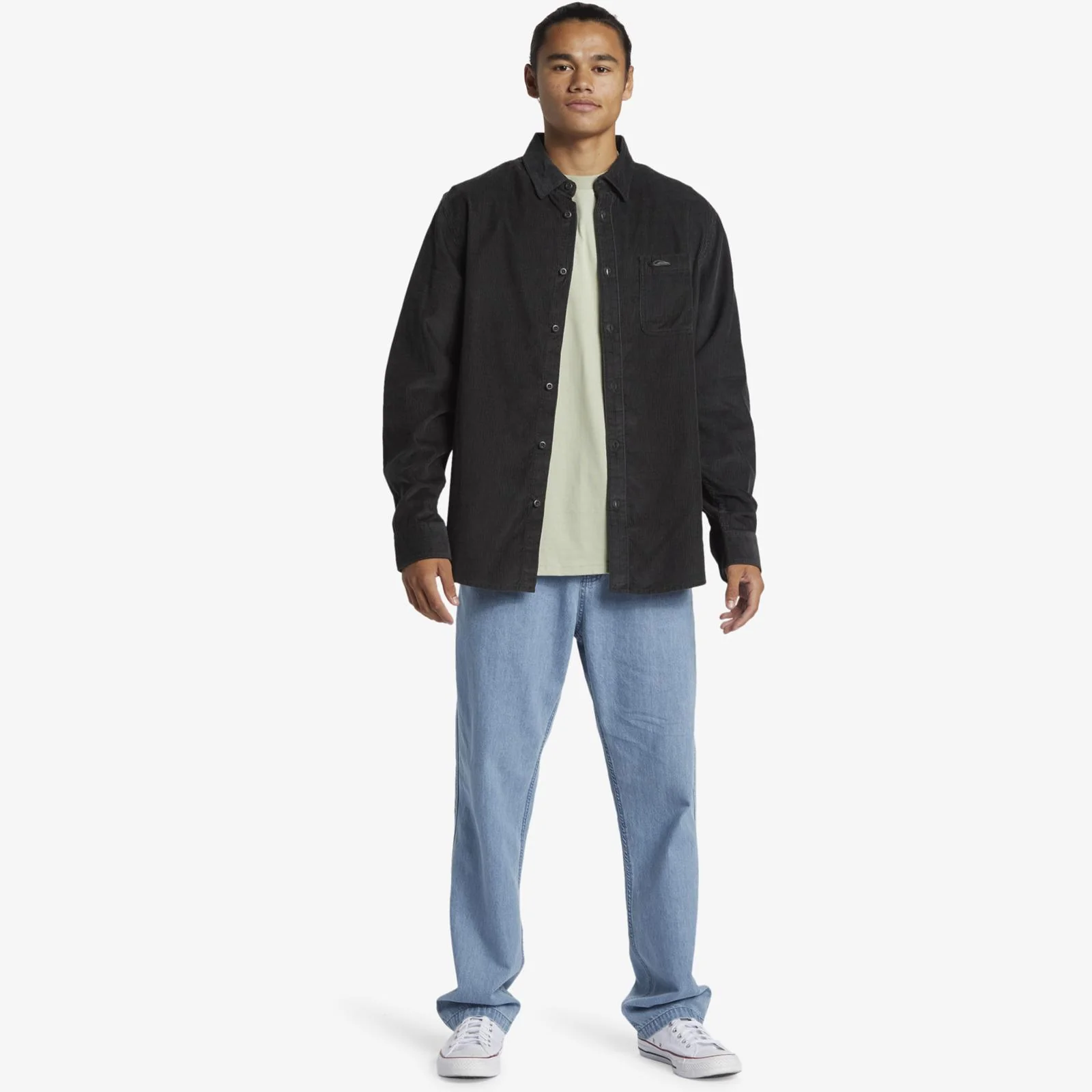 Quiksilver Mens Smoke Trail Corduroy Shirt - Image 10