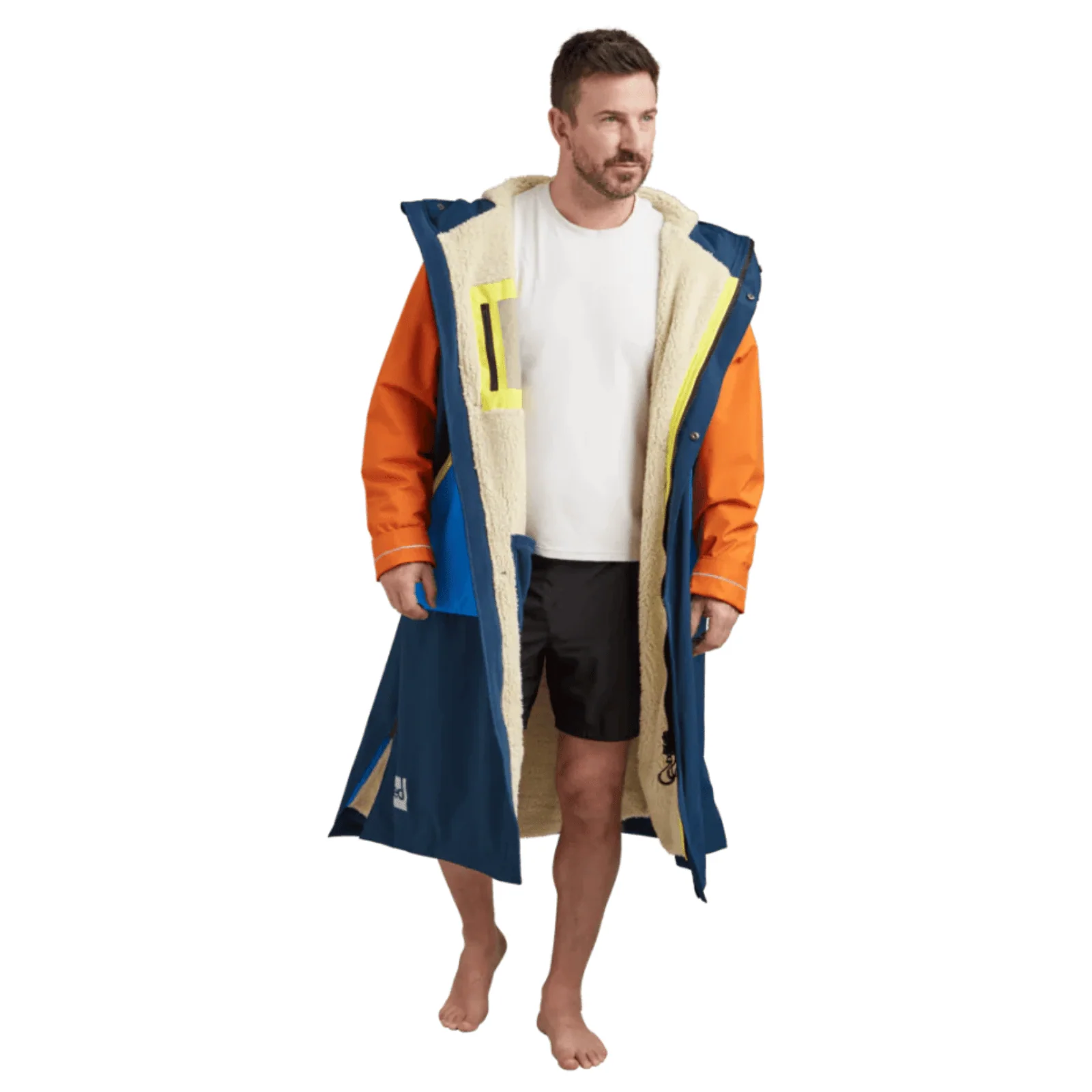 Red Adults Recovered Long Sleeve Hooded Dry Changing Robe Alter EVO - Image 6