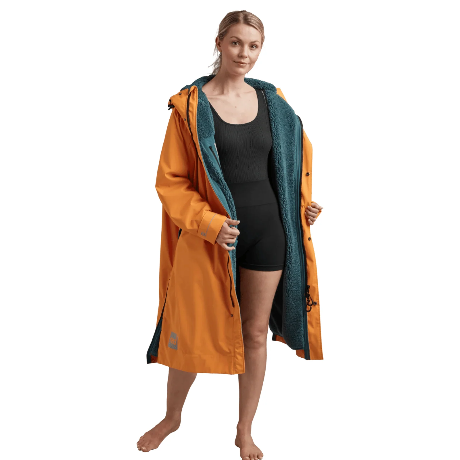 Red Adults Pro Long Sleeve Waterproof Dry Changing Robe Alter EVO - Image 15