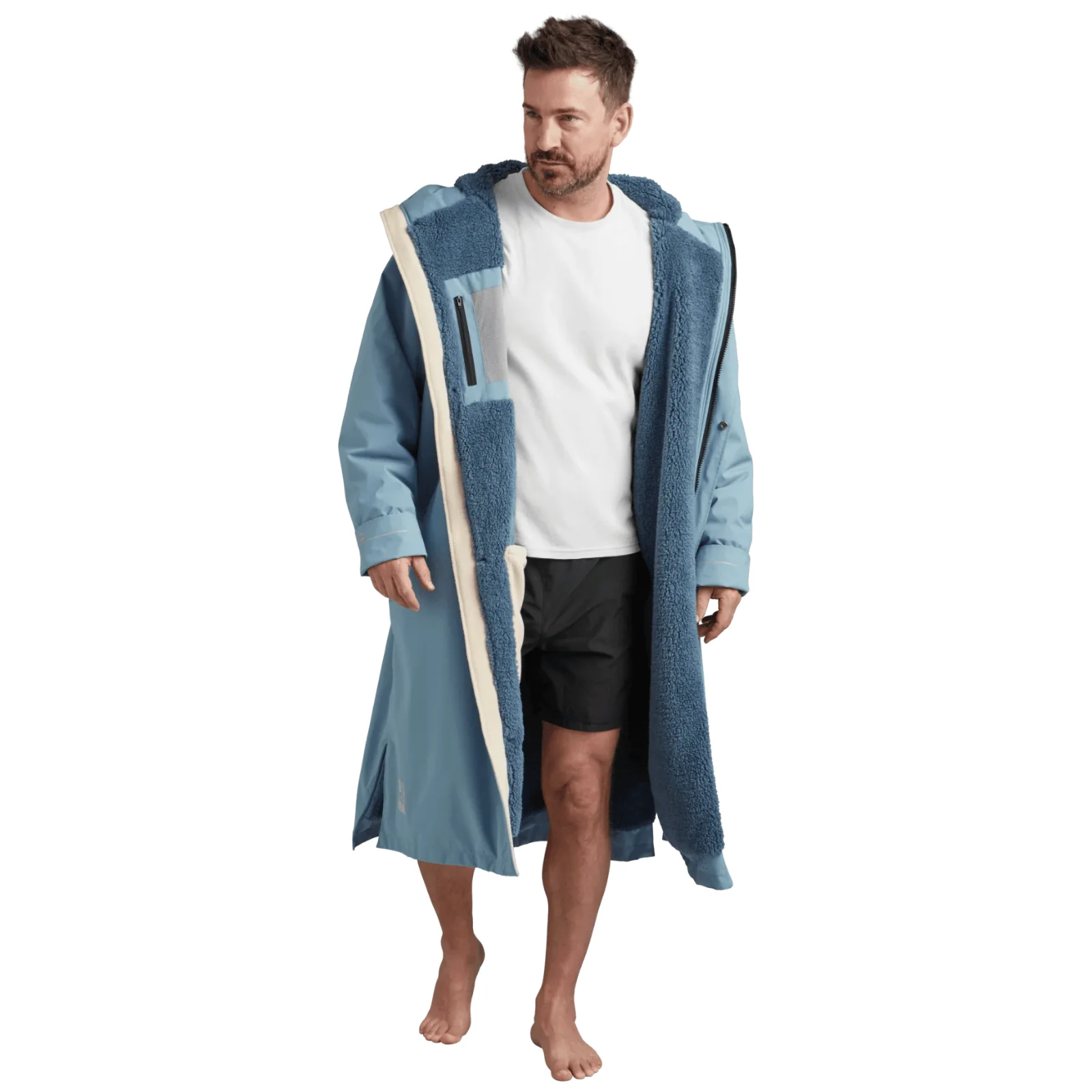 Red Adults Pro Long Sleeve Waterproof Dry Changing Robe Alter EVO - Image 21